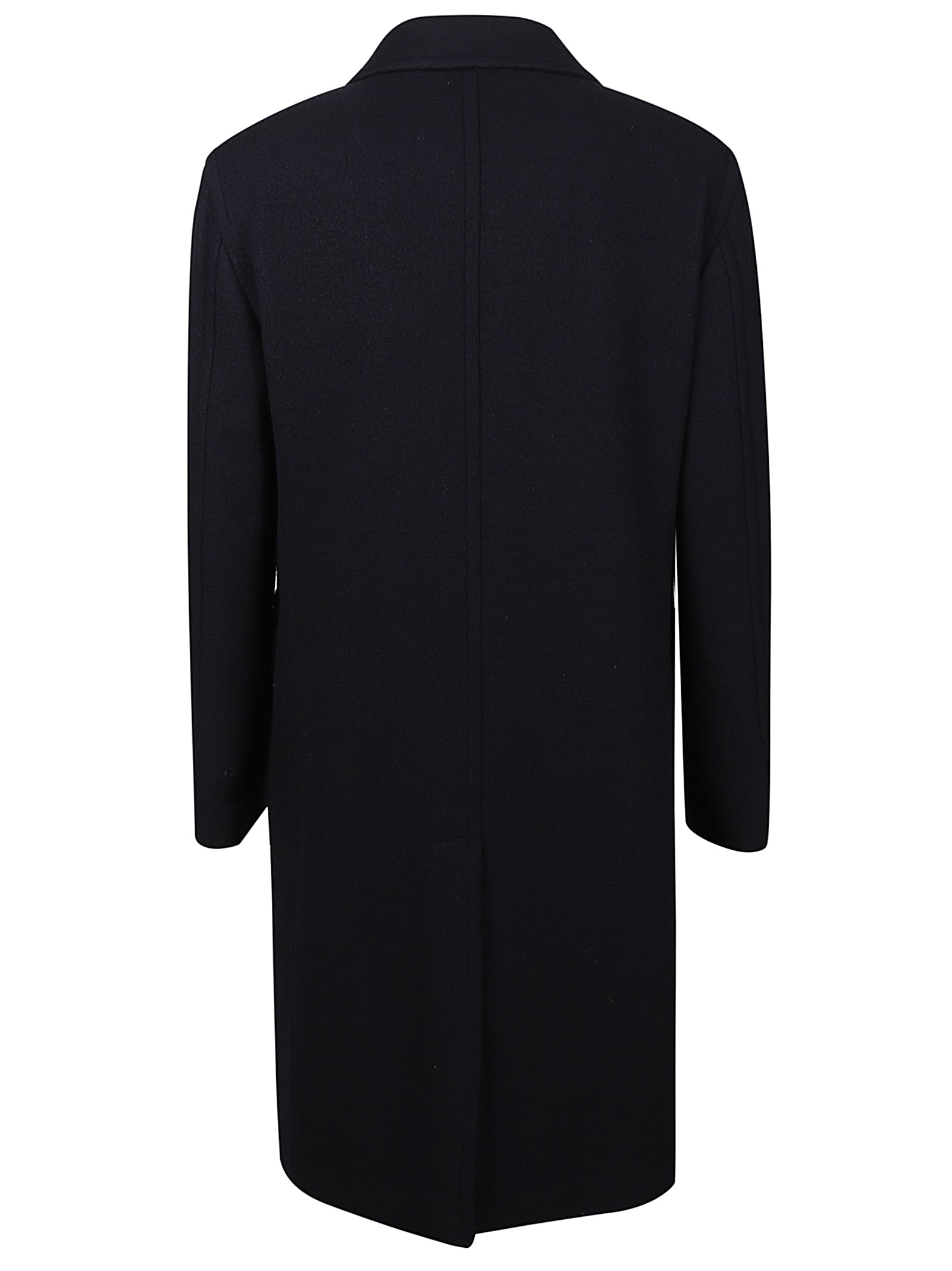 Shop Tagliatore Coat In Blu