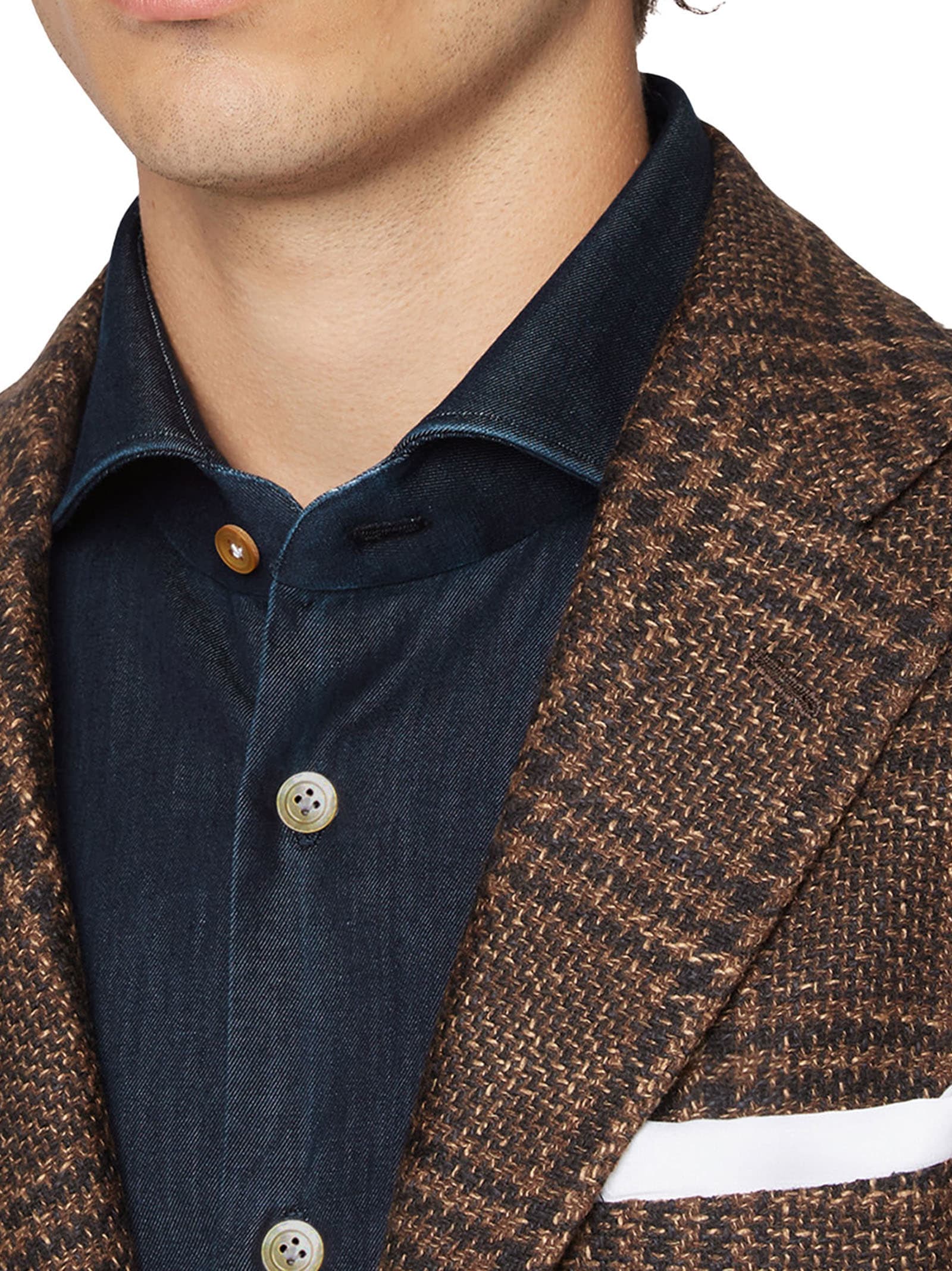 KITON JACKET VIRGIN WOOL 