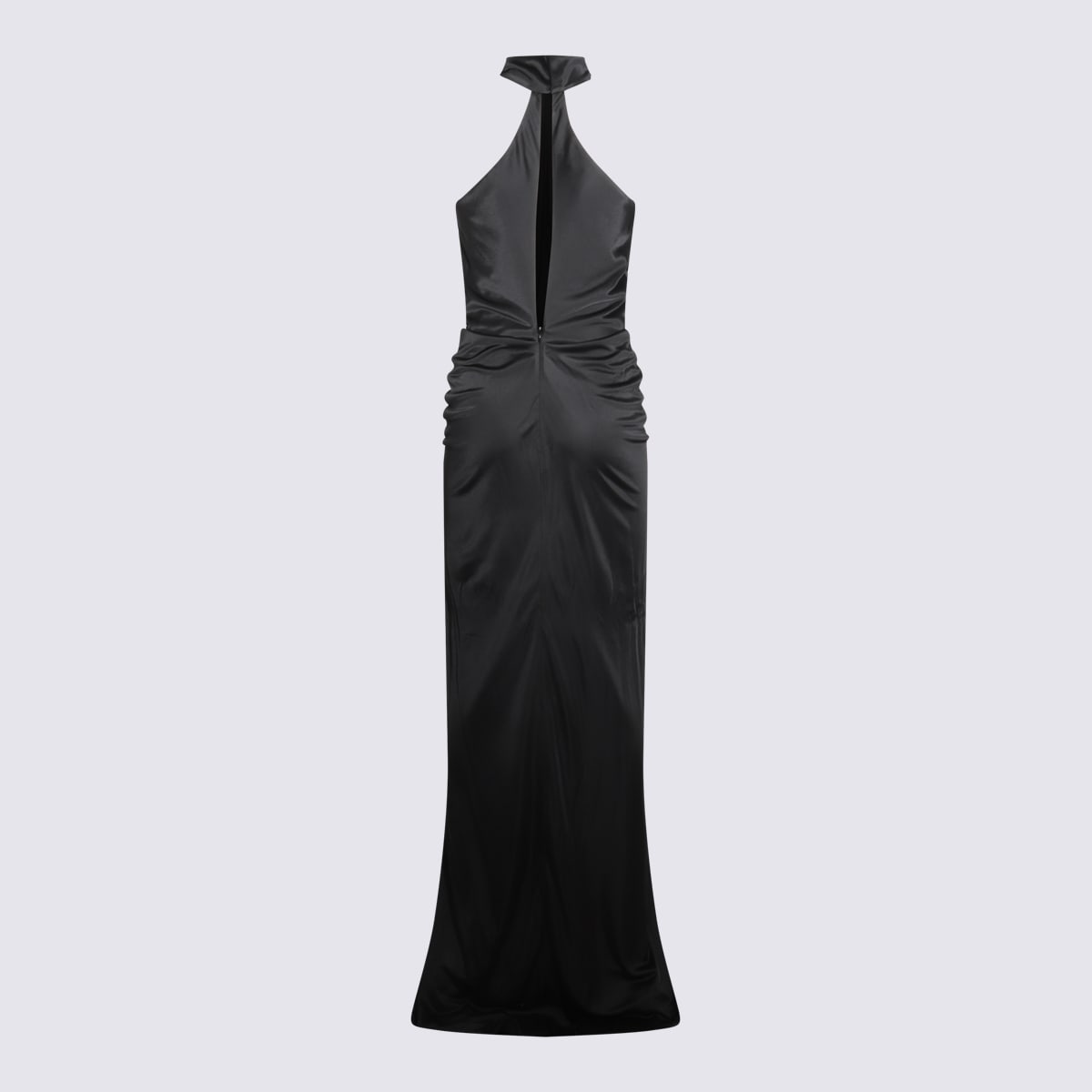 TOM FORD BLACK VISCOSE MAXI DRESS