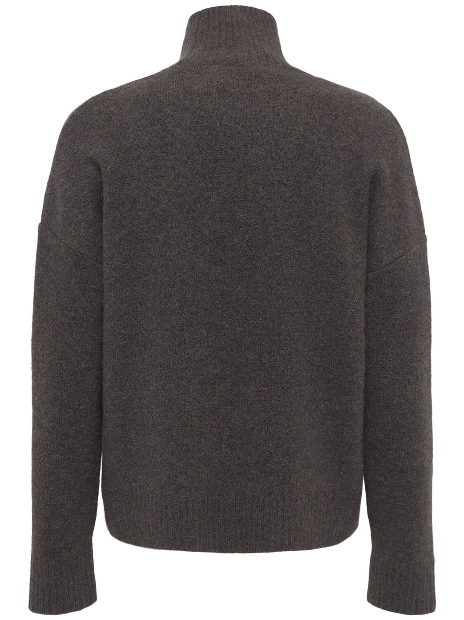 Shop Ami Alexandre Mattiussi Ami Sweaters Grey