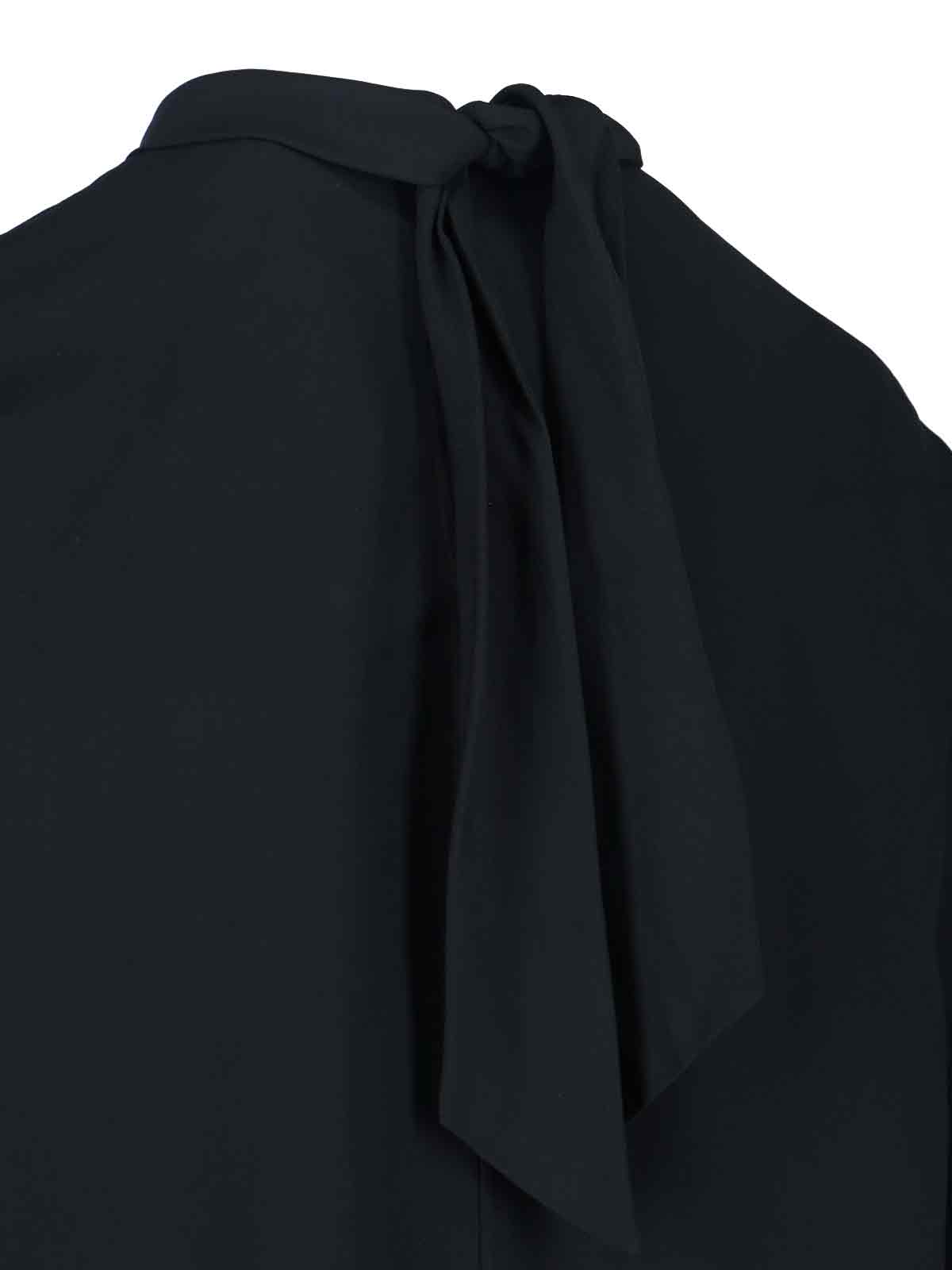 Aspesi Minimalist Black Top With Clean Silhouette In Black