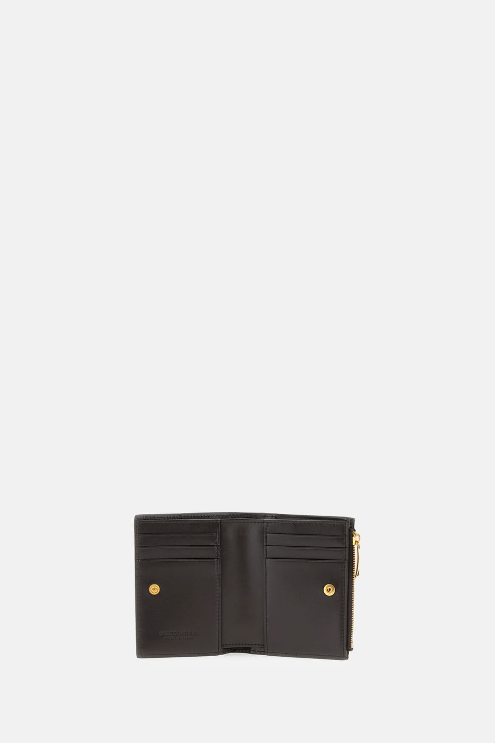 Bottega Veneta Small Intrecciato Wallet In Brown