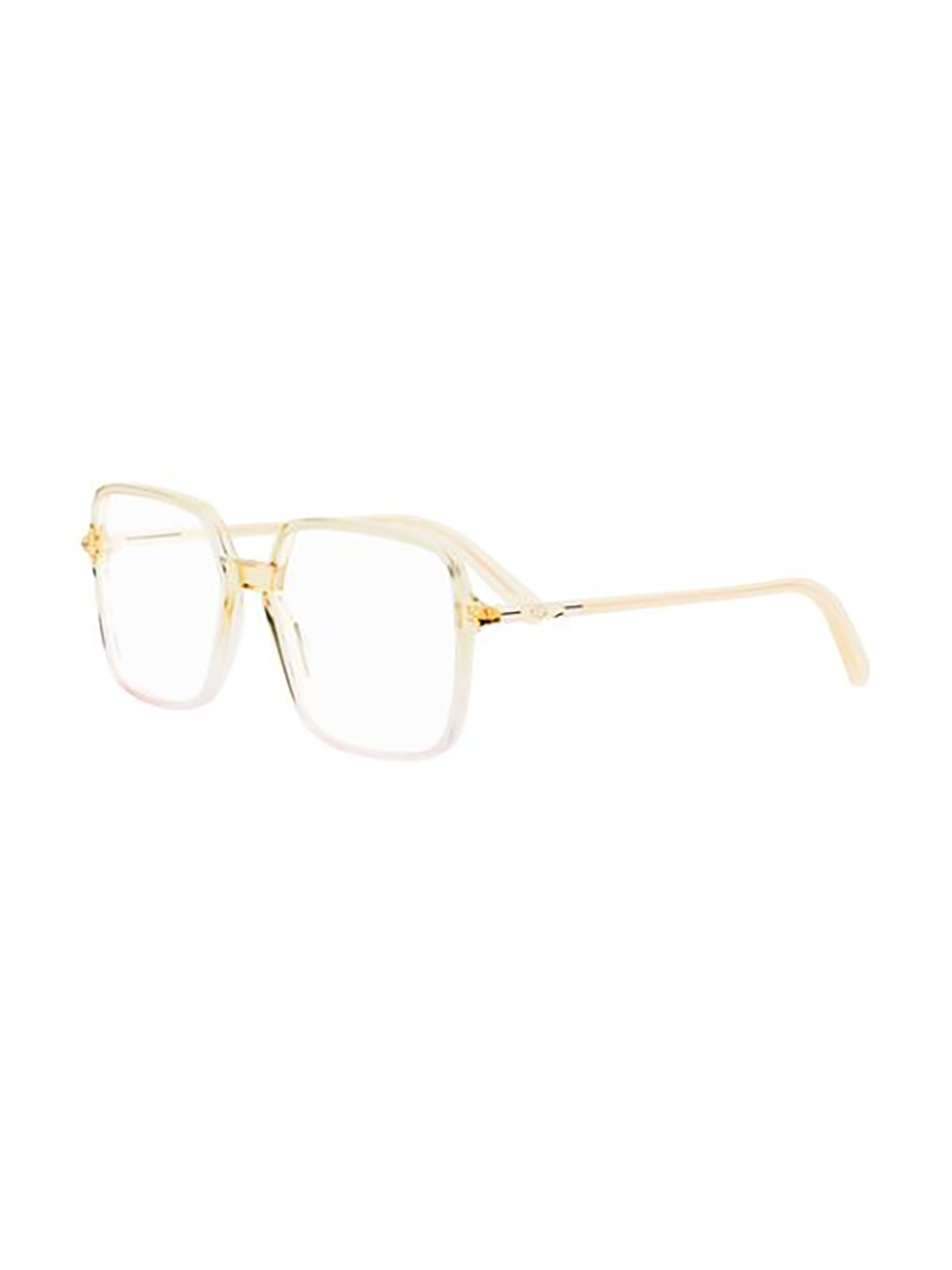 Dior Mini Cd O S2i Eyewear In Metallic