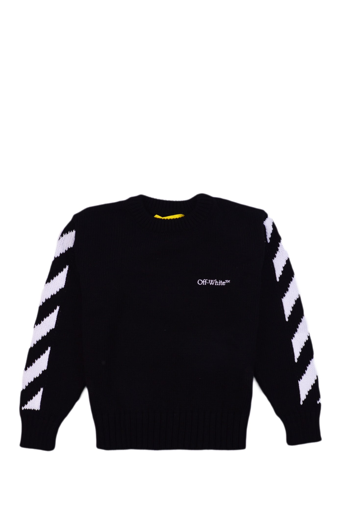 Off-white Cotton Sweatshirt In Back