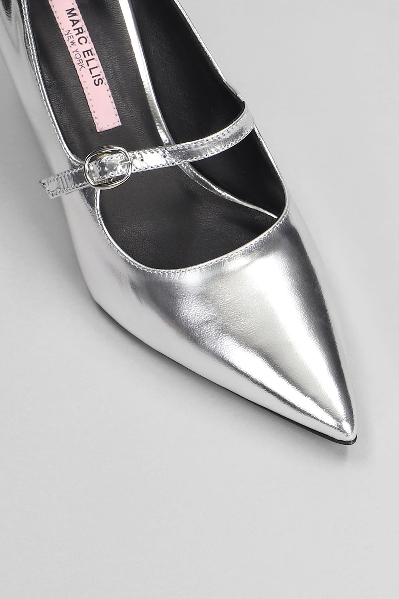 Shop Marc Ellis Pumps In Silver Leather