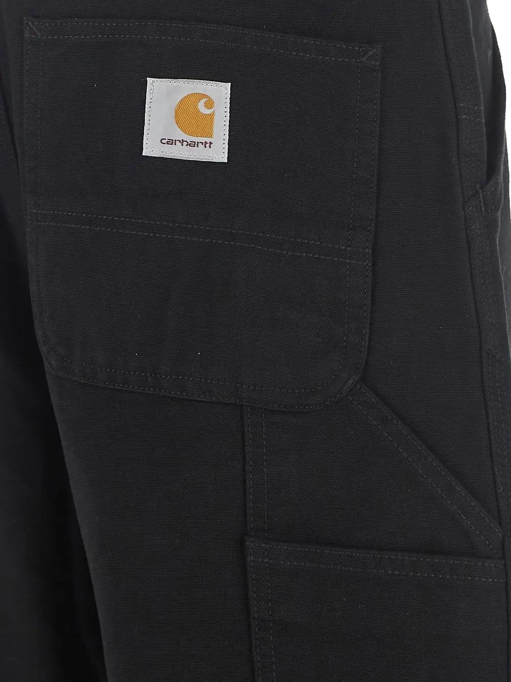 Shop Carhartt Dearborn Single Knee Pants In Black