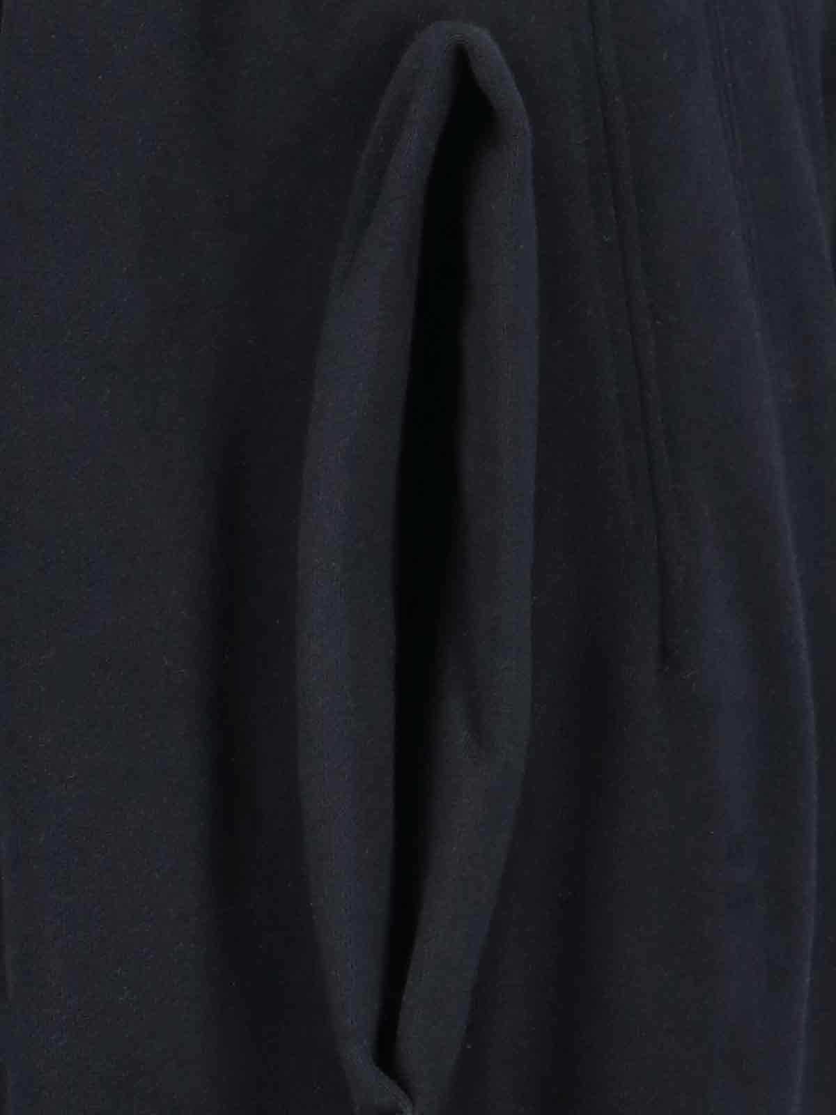 Shop Random Identities Side Detail Cotton Pants In Black