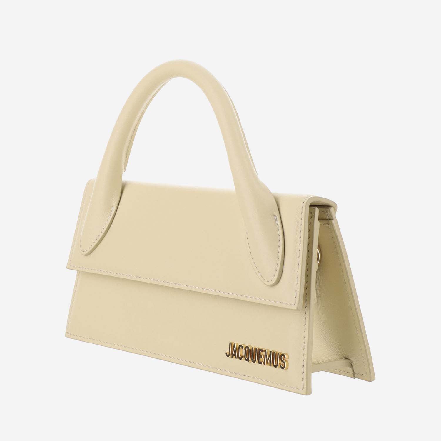 Shop Jacquemus Le Chiquito Long Bag In Ivory