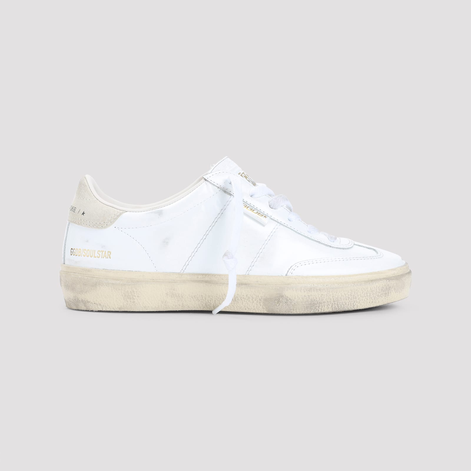 Golden Goose Classic Lace-up Low-top Sneakers In White