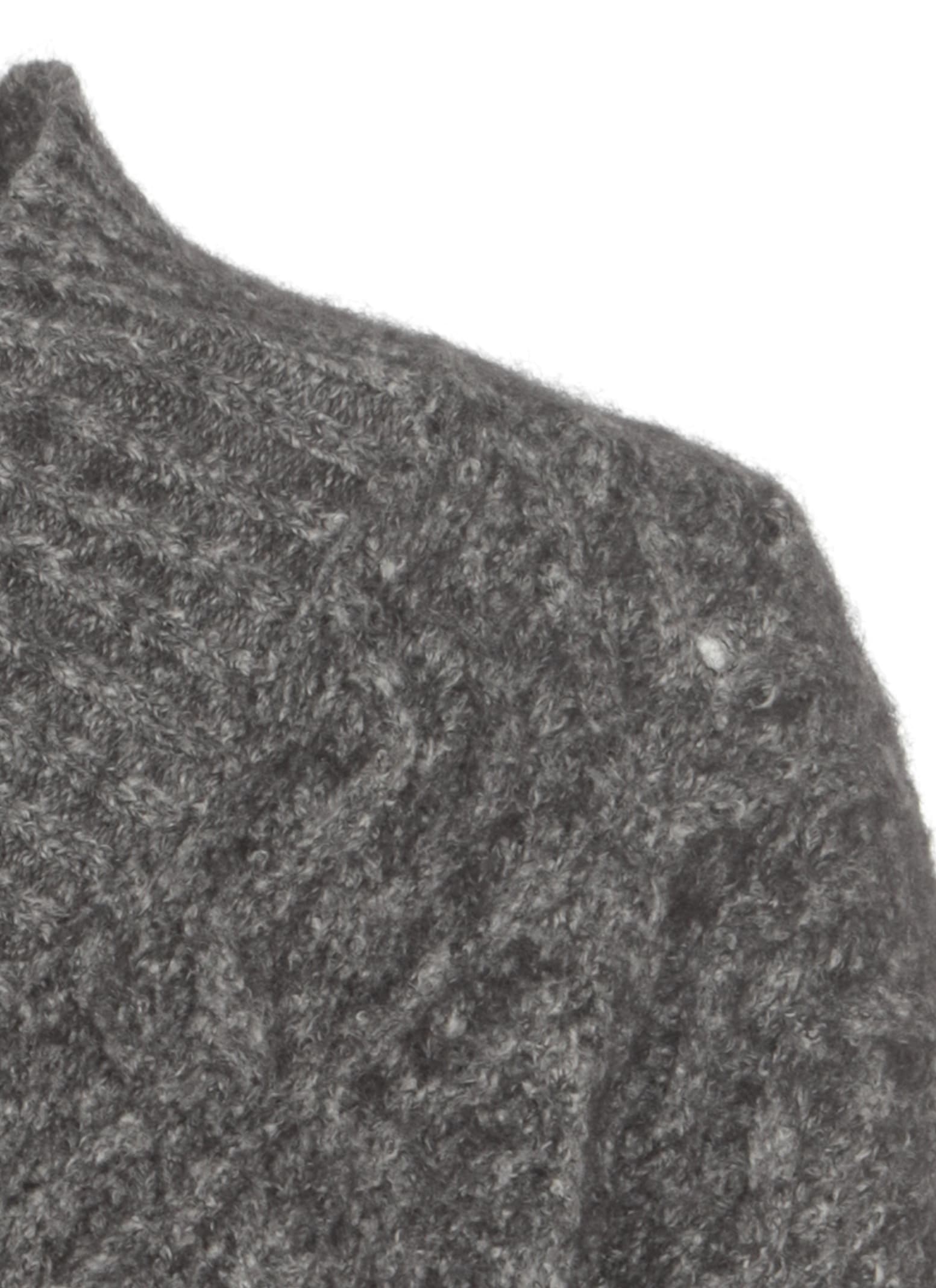 Shop Kangra Alpaca And Cotton Sweater In Grey