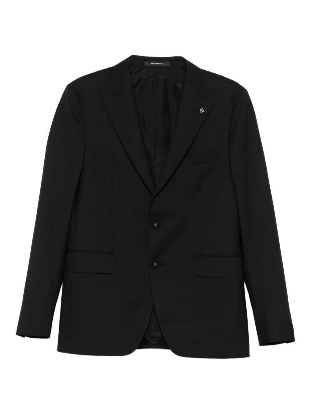 Tagliatore Two-button Blazer In Black