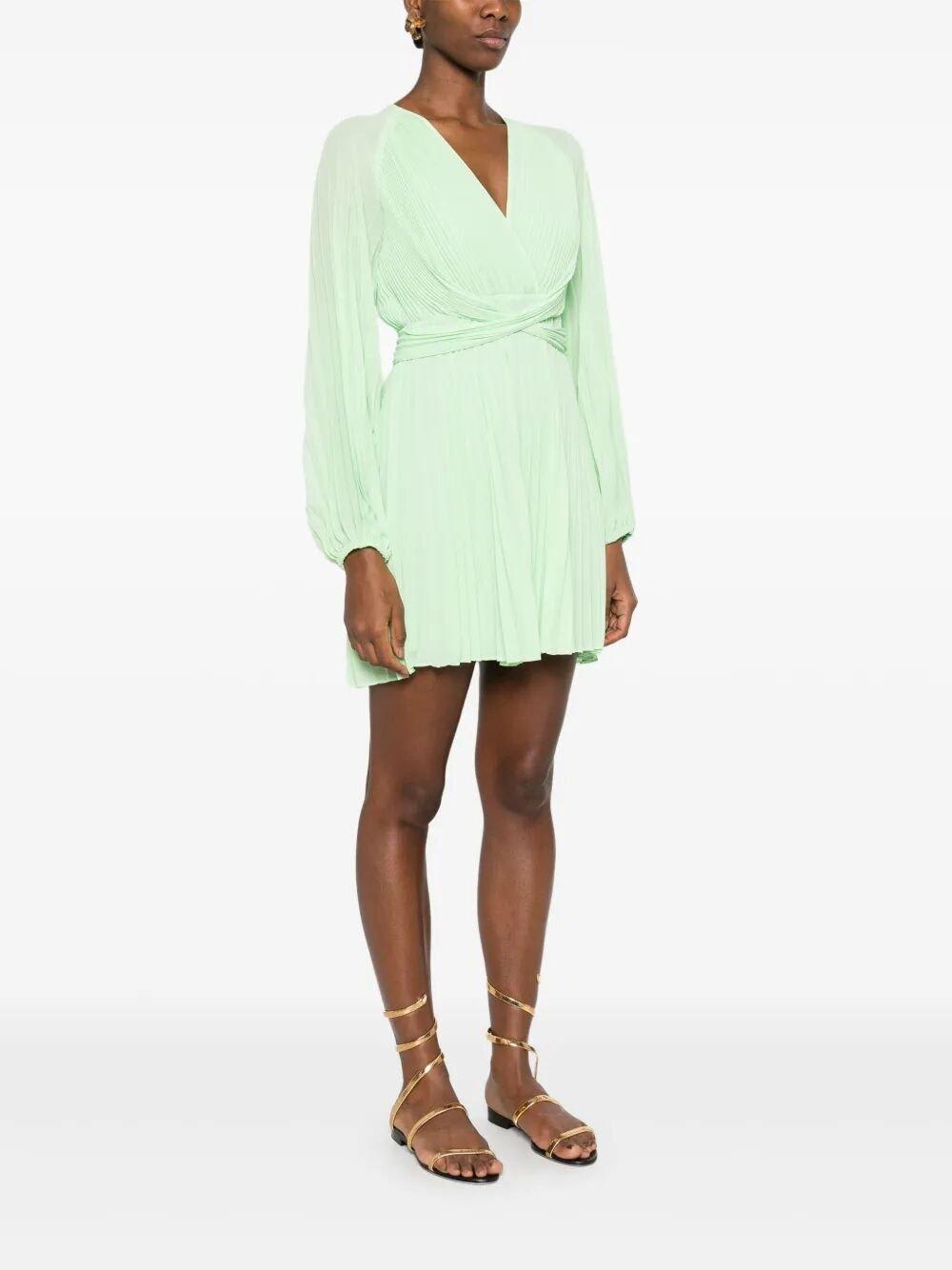 Shop Twinset Pleated Wrap Dress