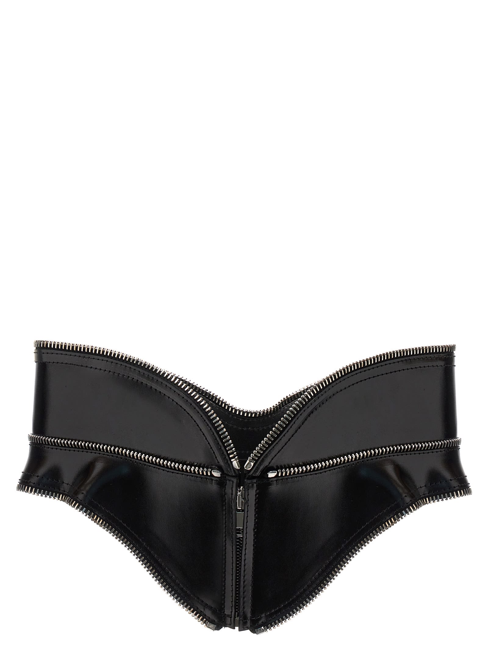 Alexander Mcqueen Mcqueen Women Corset Belt In Black