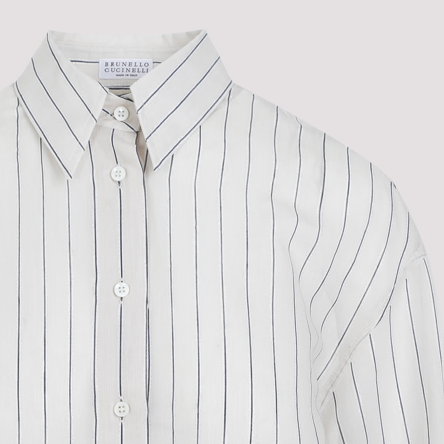 Shop Brunello Cucinelli Shirt In Salgemma Bianco