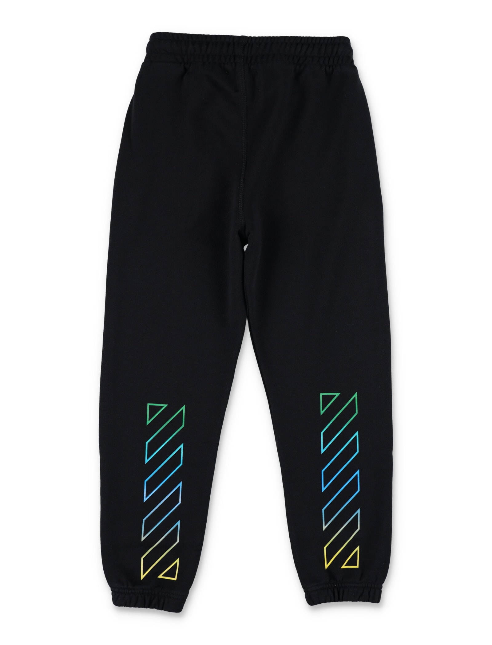 Shop Off-white Diag Rainbow Sweatpants In Black