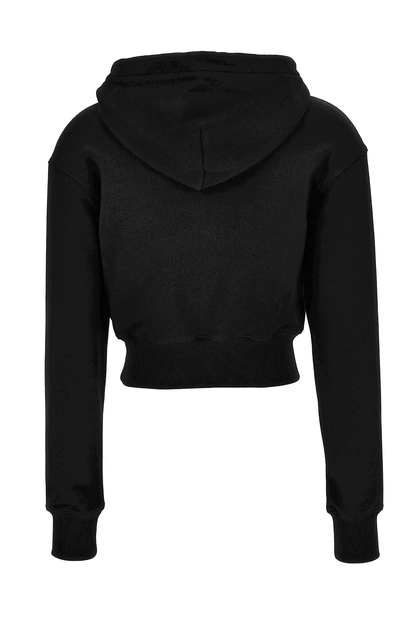 Shop Versace Jeans Couture Hoodie In Black