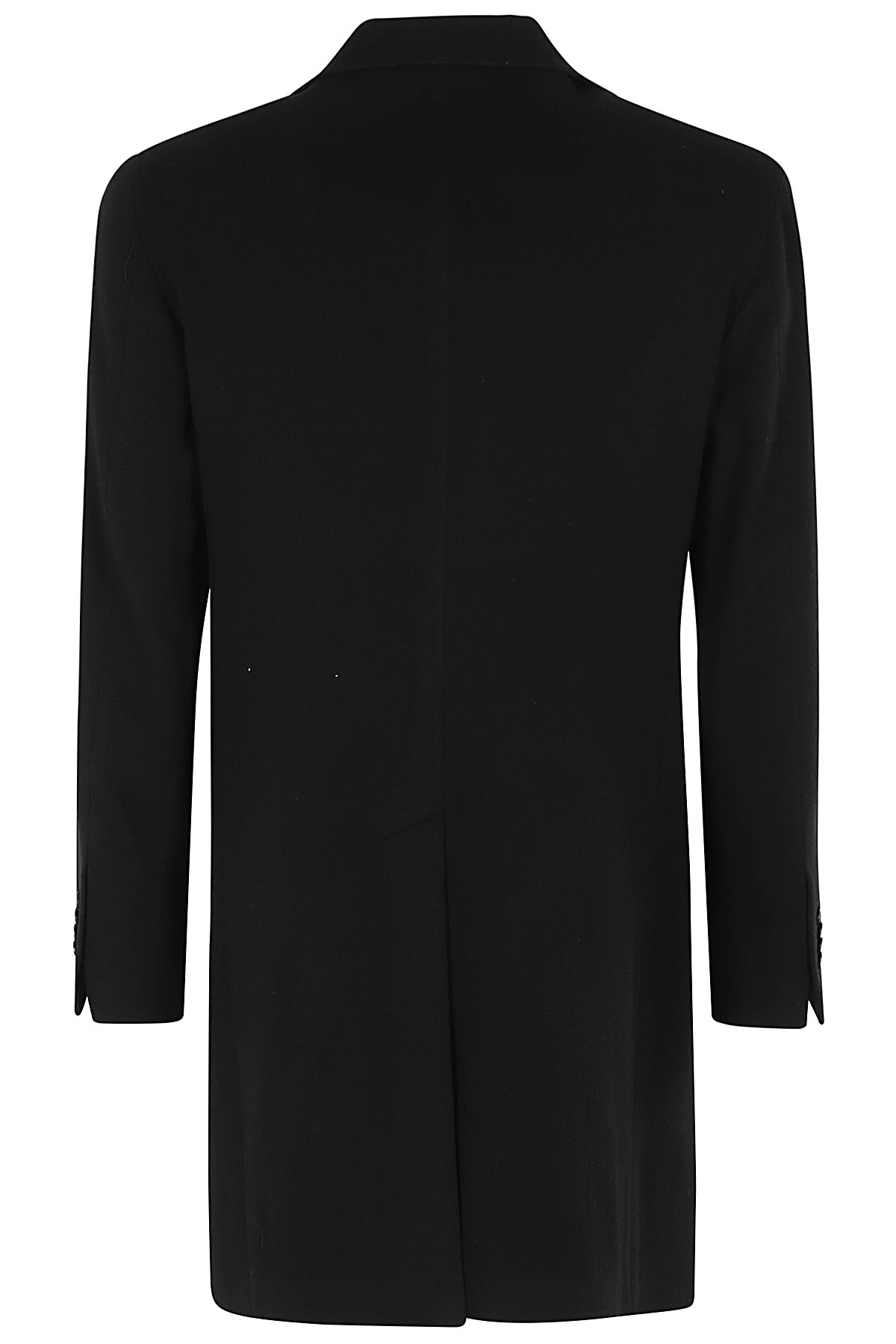 Shop Tagliatore Cappotto Monopetto In Nero