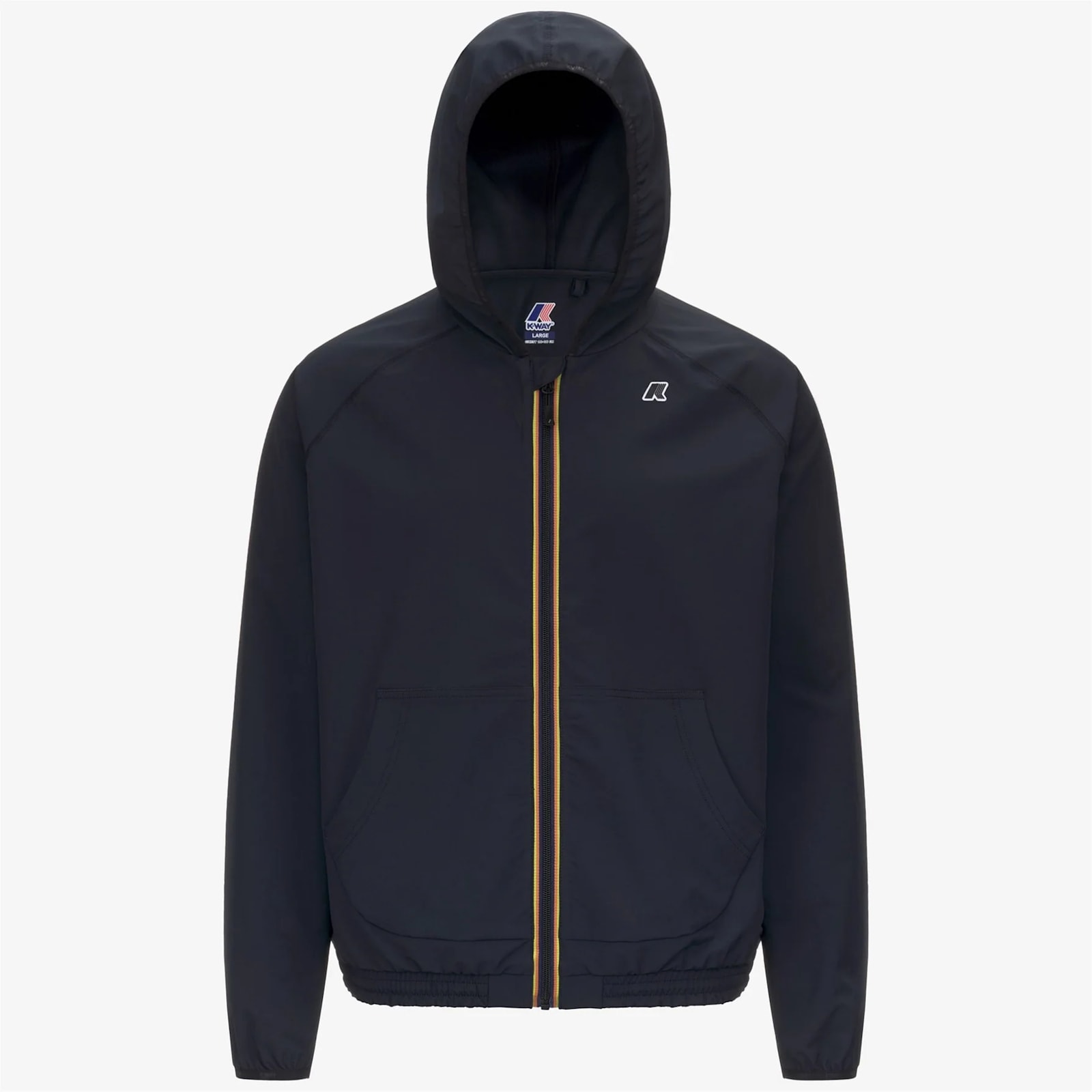 K-way Hooded Casual Jacket In Blue