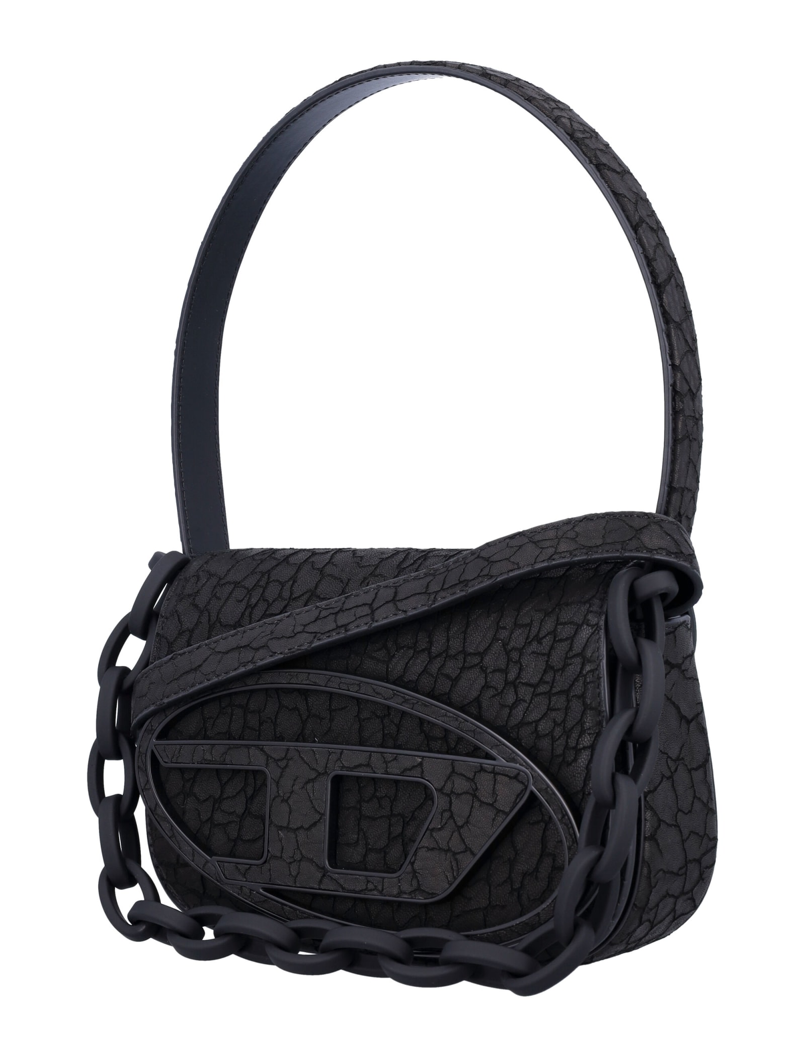 Shop Diesel 1dr Chain Bag In Black