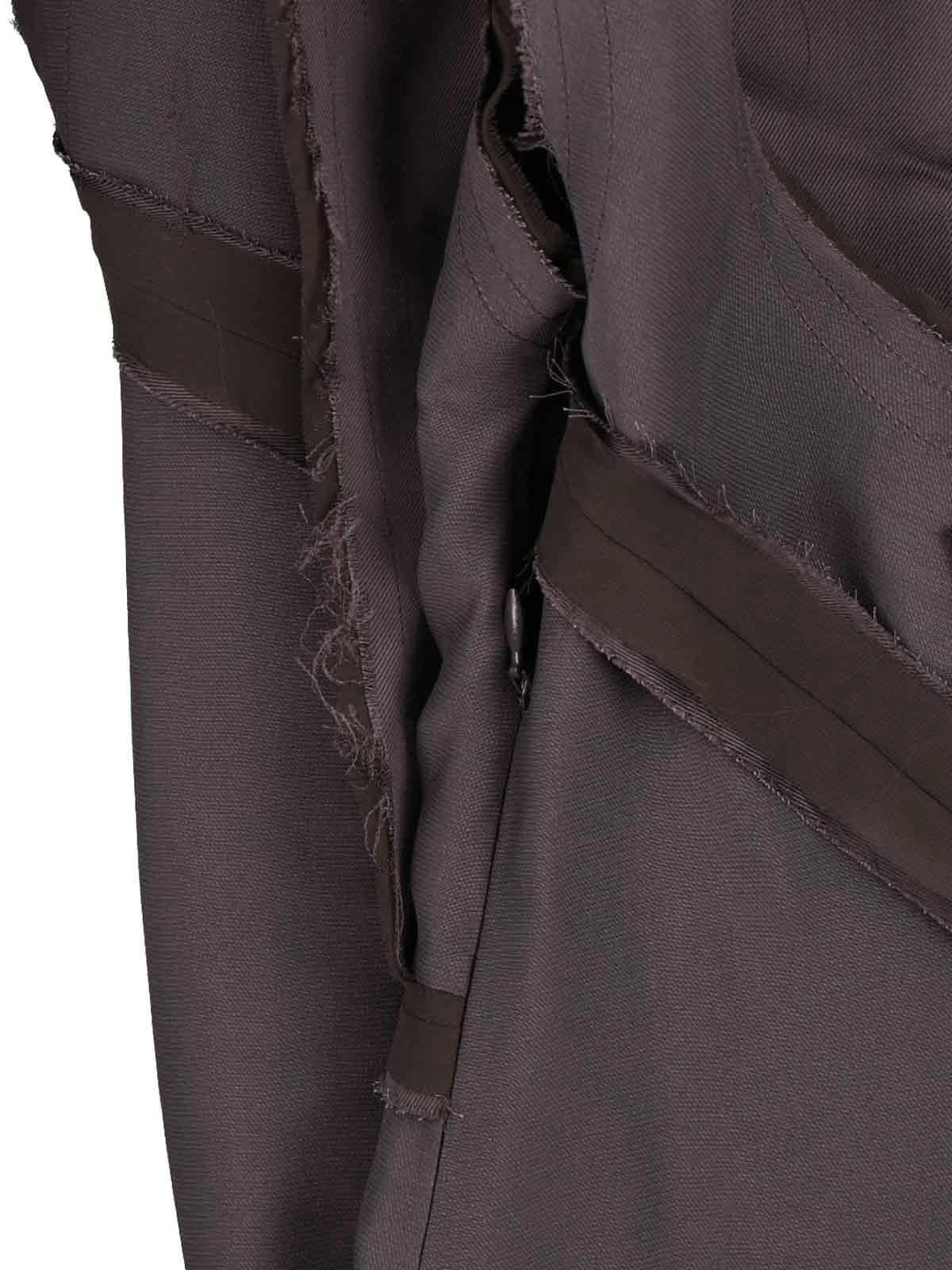 Attico Asymmetrical Midi Dress With Twisted Detail In Brown