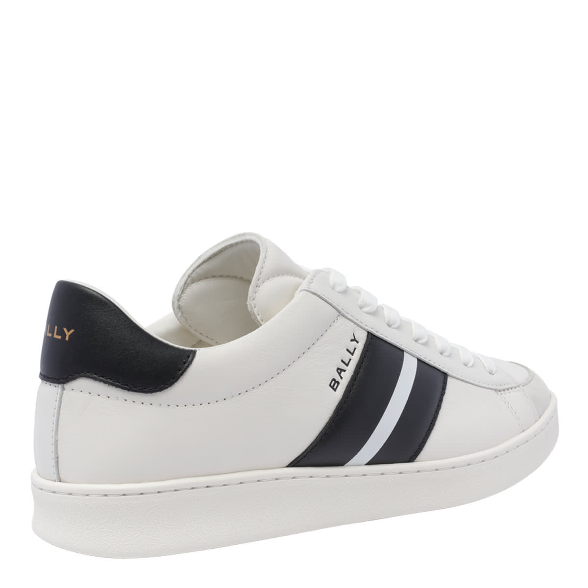 Shop Bally Tyger Sneakers In White