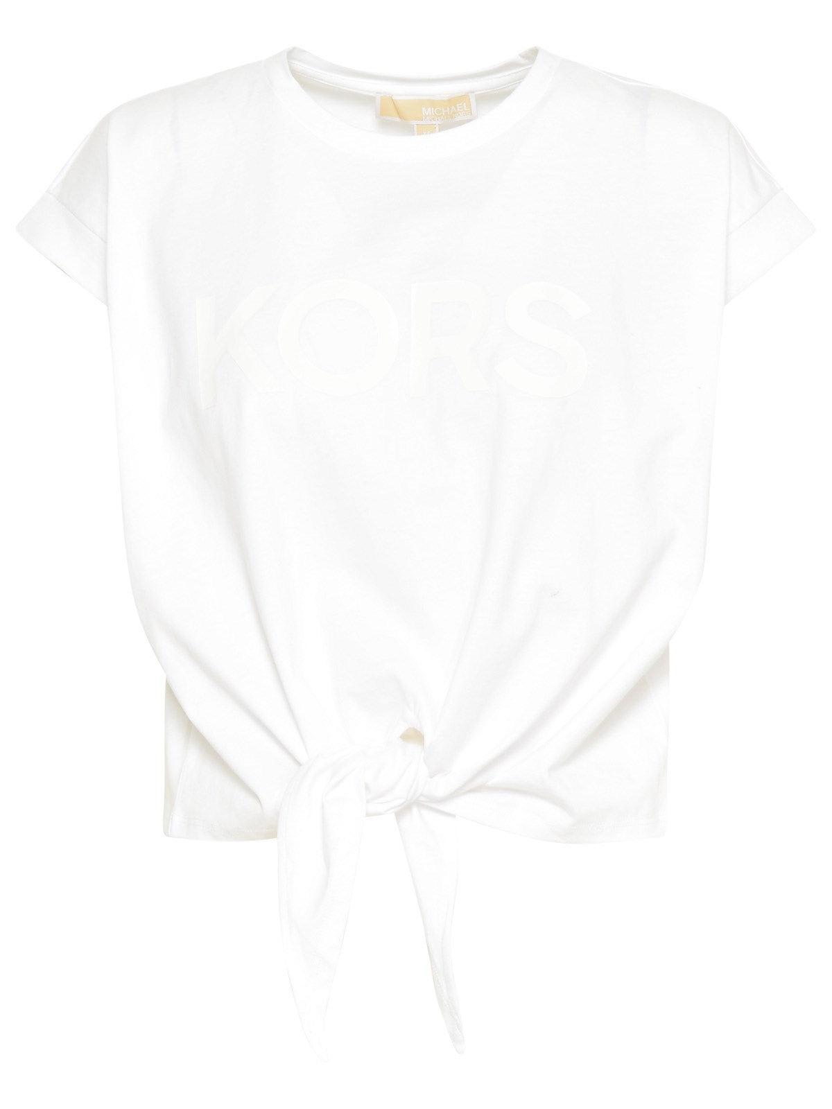 MICHAEL Michael Kors Logo Print Knotted T-shirt