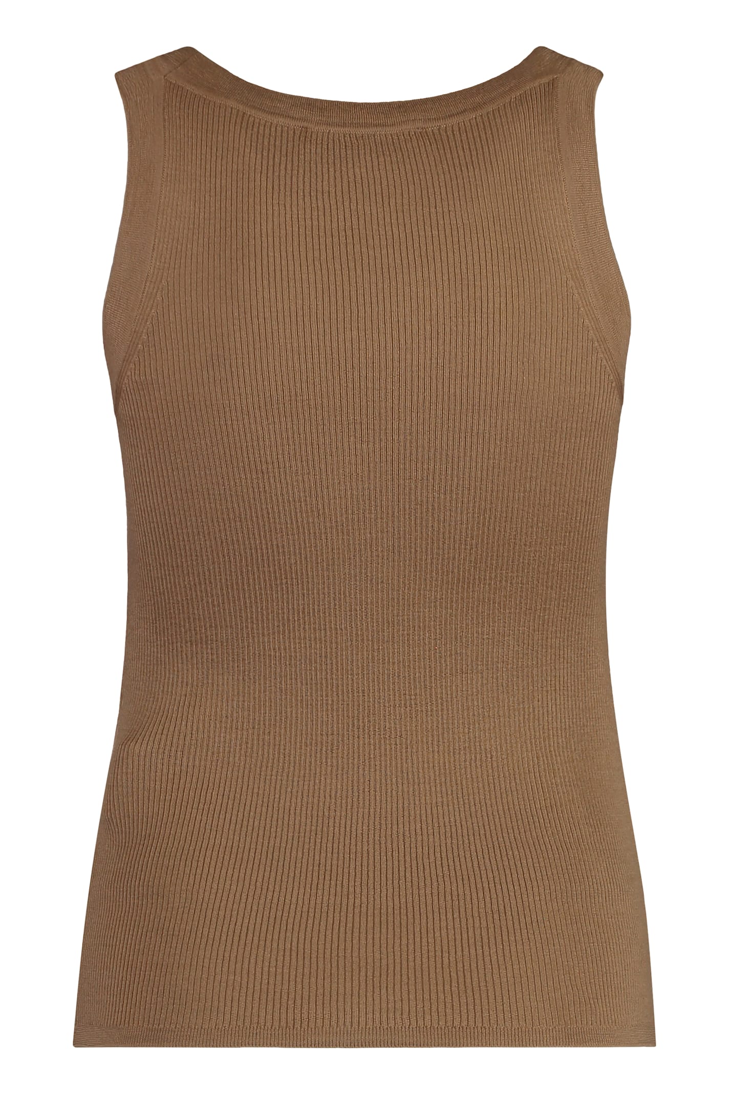 Max Mara Women's Eliadi Knitted Top In Camel