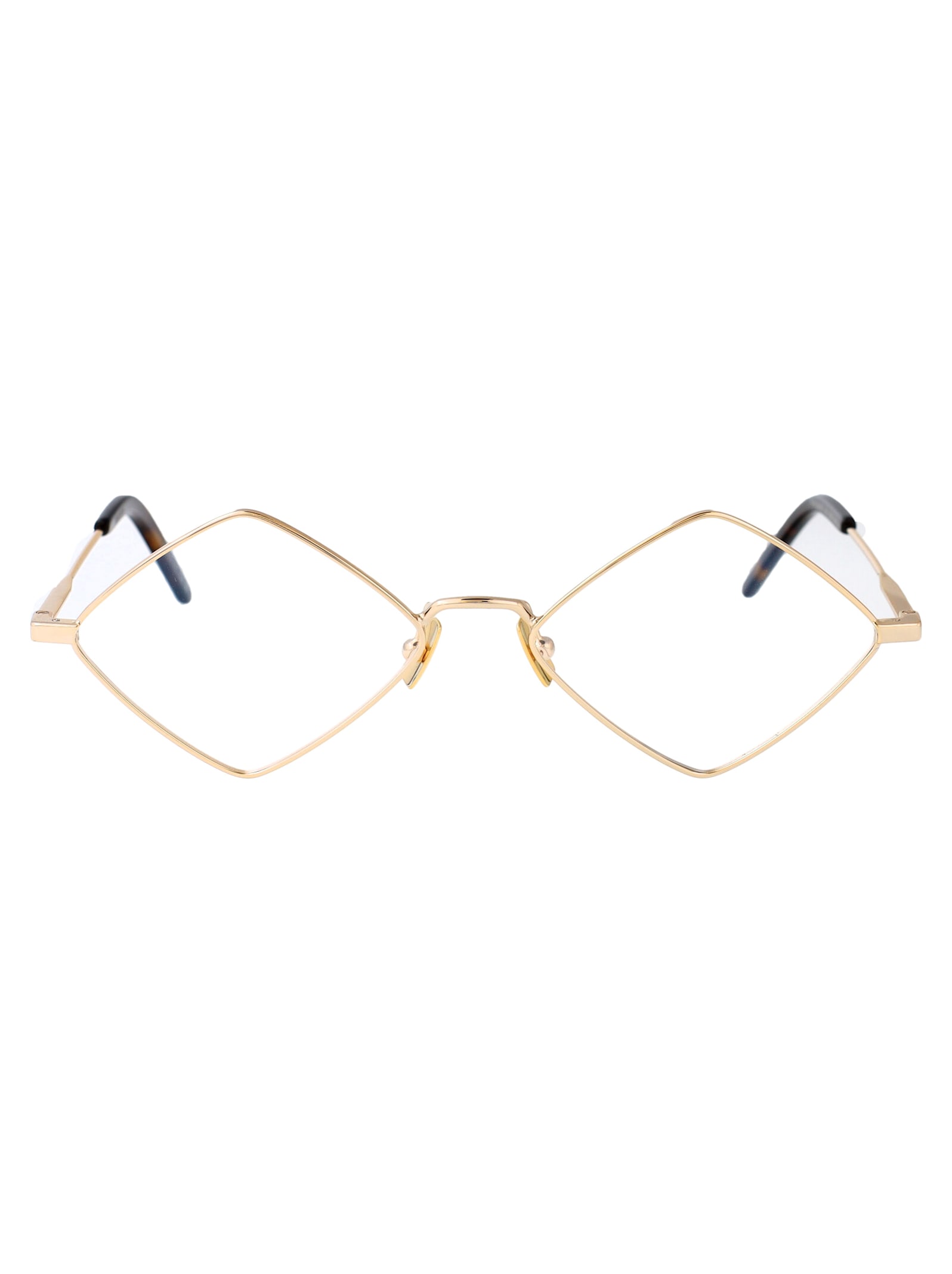 Saint Laurent Sl 302 Lisa Opt Glasses In Gold-gold-transparent