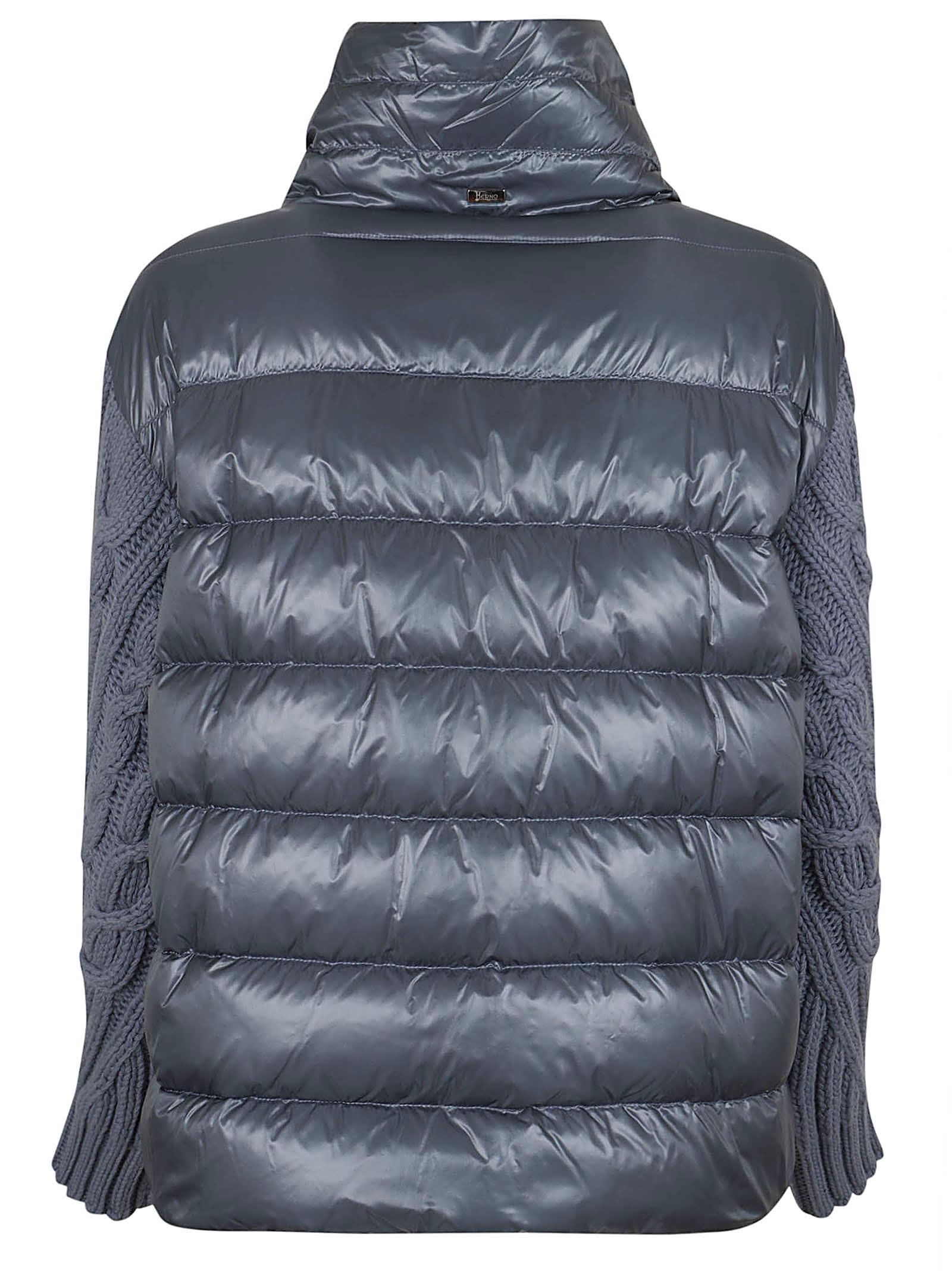 Shop Herno Padded Jacket In Azzurro