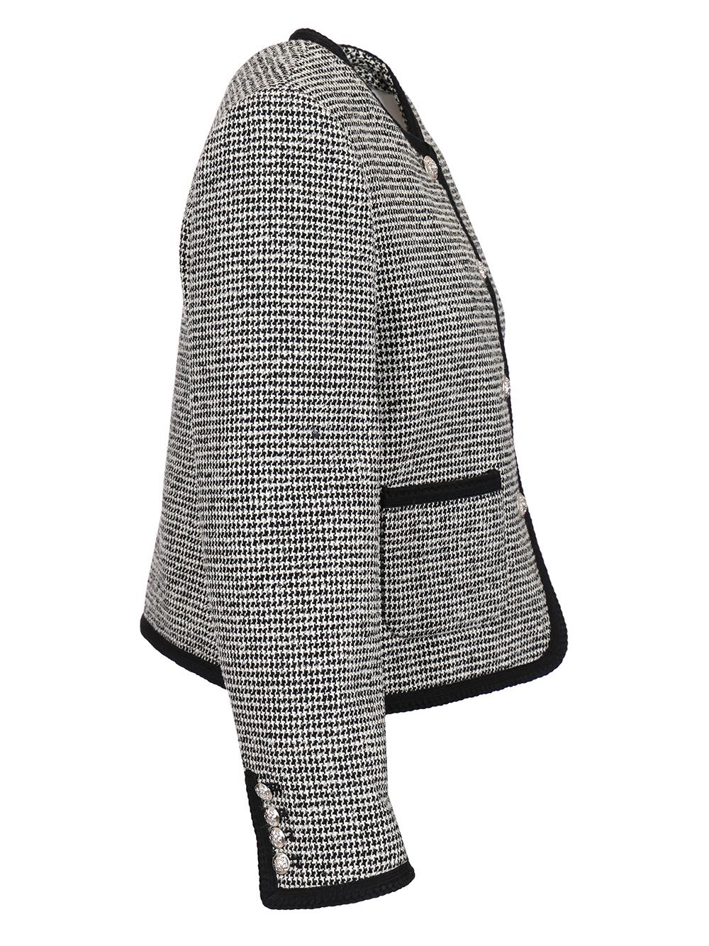 Dunst Boucle Tweed Jacket Jackets Grey In Grey