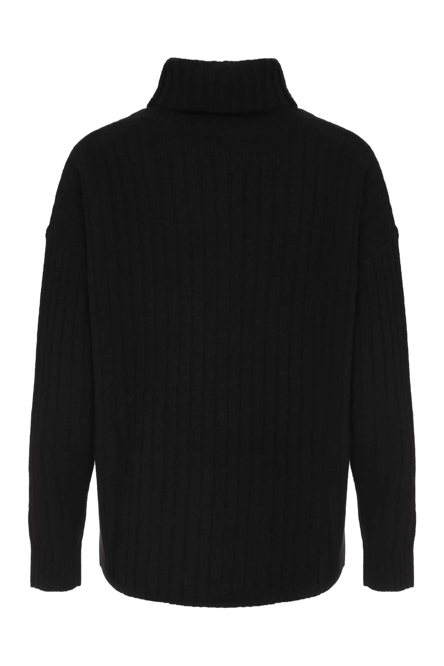 Shop Max Mara Abile Wool And Cashmere Sweater In Black