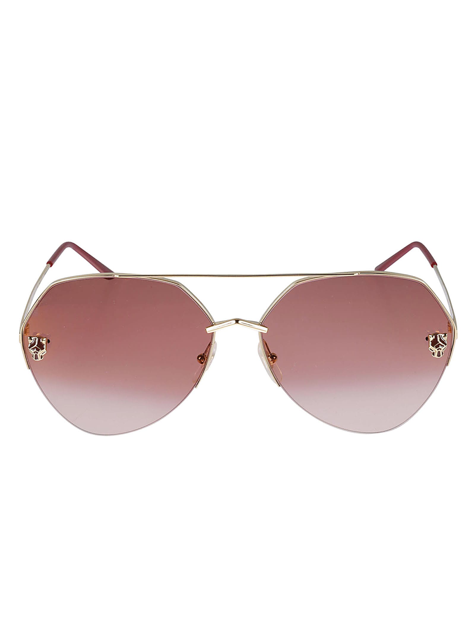 Cartier Pantheree De  Sunglasses In Gold