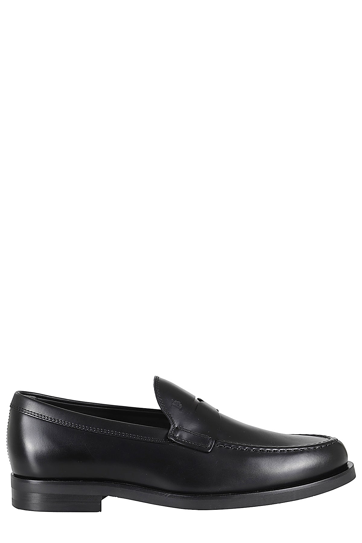 Shop Tod's Mocassino Formale Gomma Zf In Nero