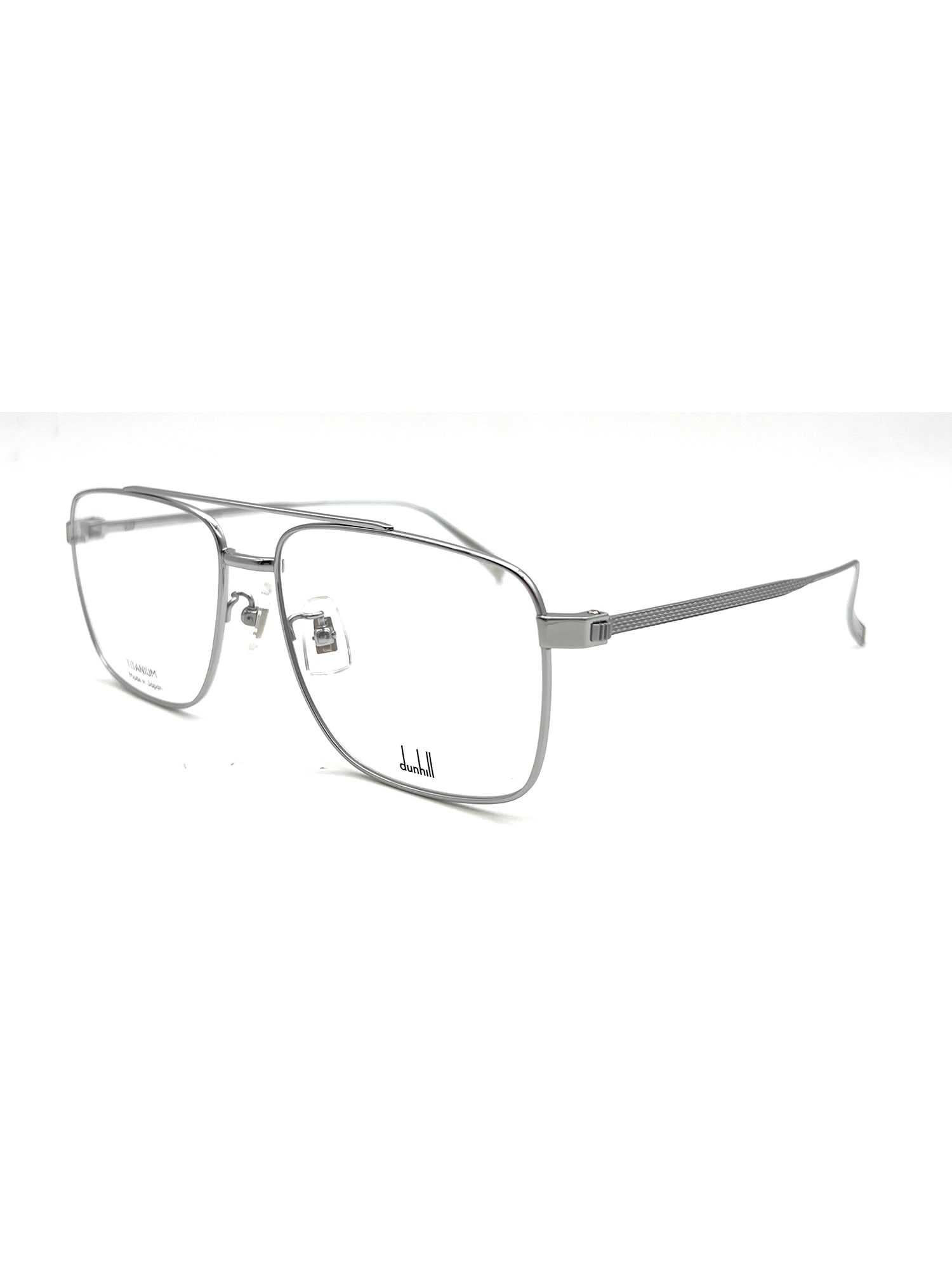 Shop Dunhill Du0024o Eyewear In Silver Silver Transpa