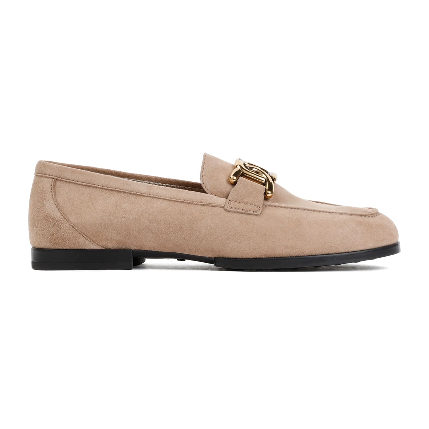 Shop Tod's Loafer Rubber Sole In Cappuccino