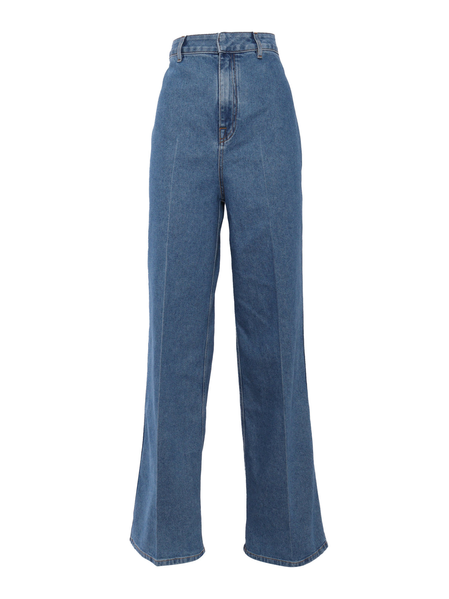 Philosophy Di Lorenzo Serafini Denim Skirt In Blue