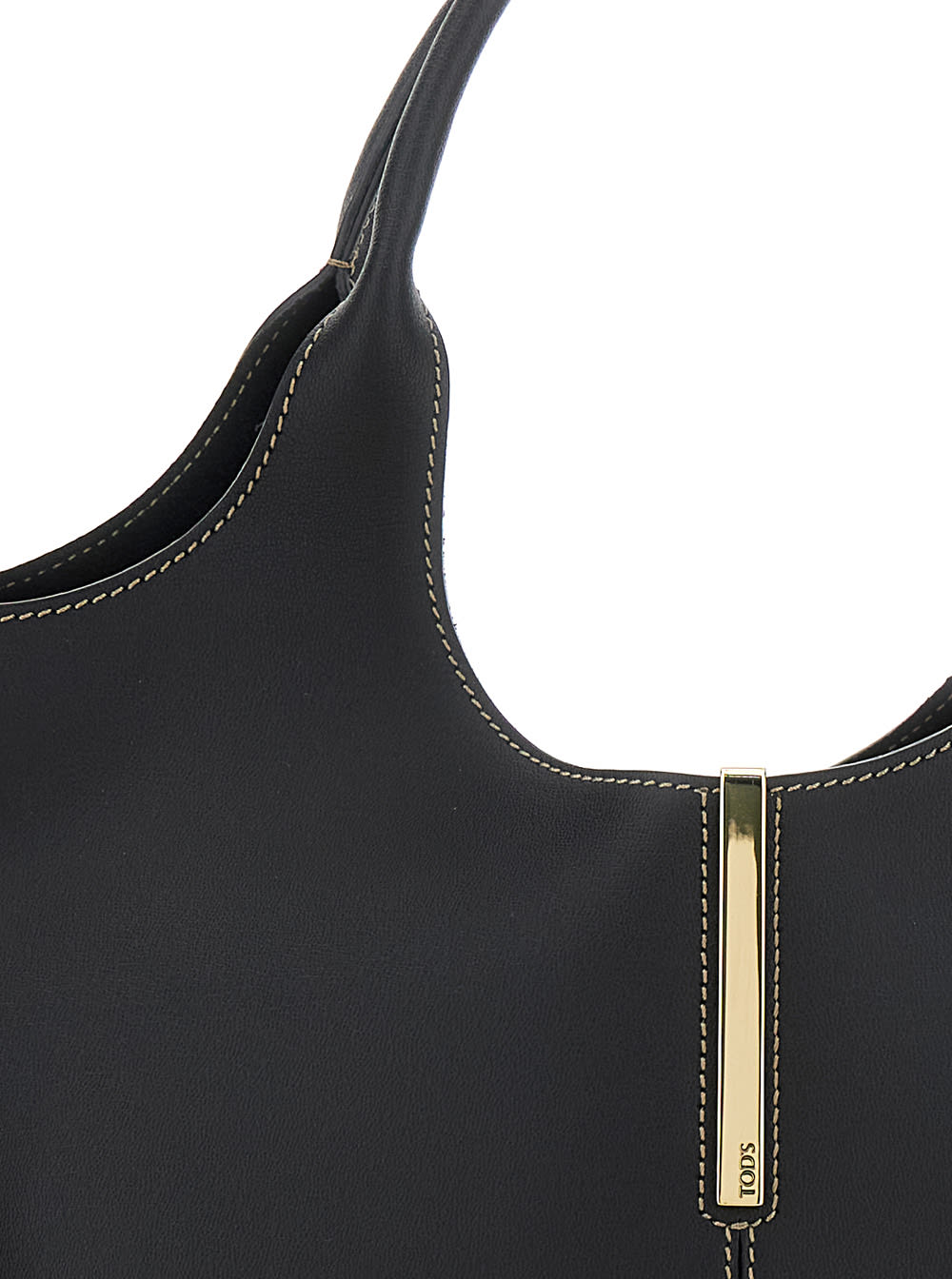 Tod's Small Ebr Shopping Bag In Black