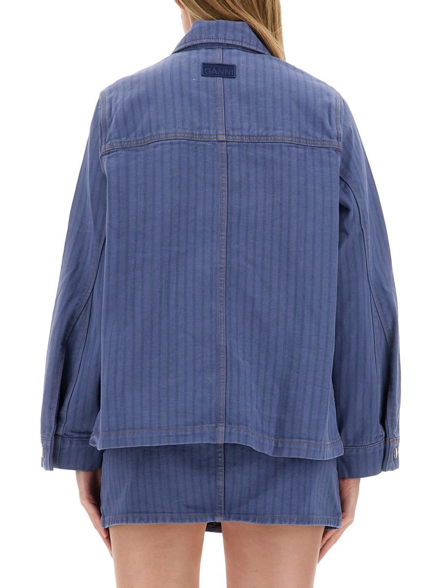 Shop Ganni Denim Jacket