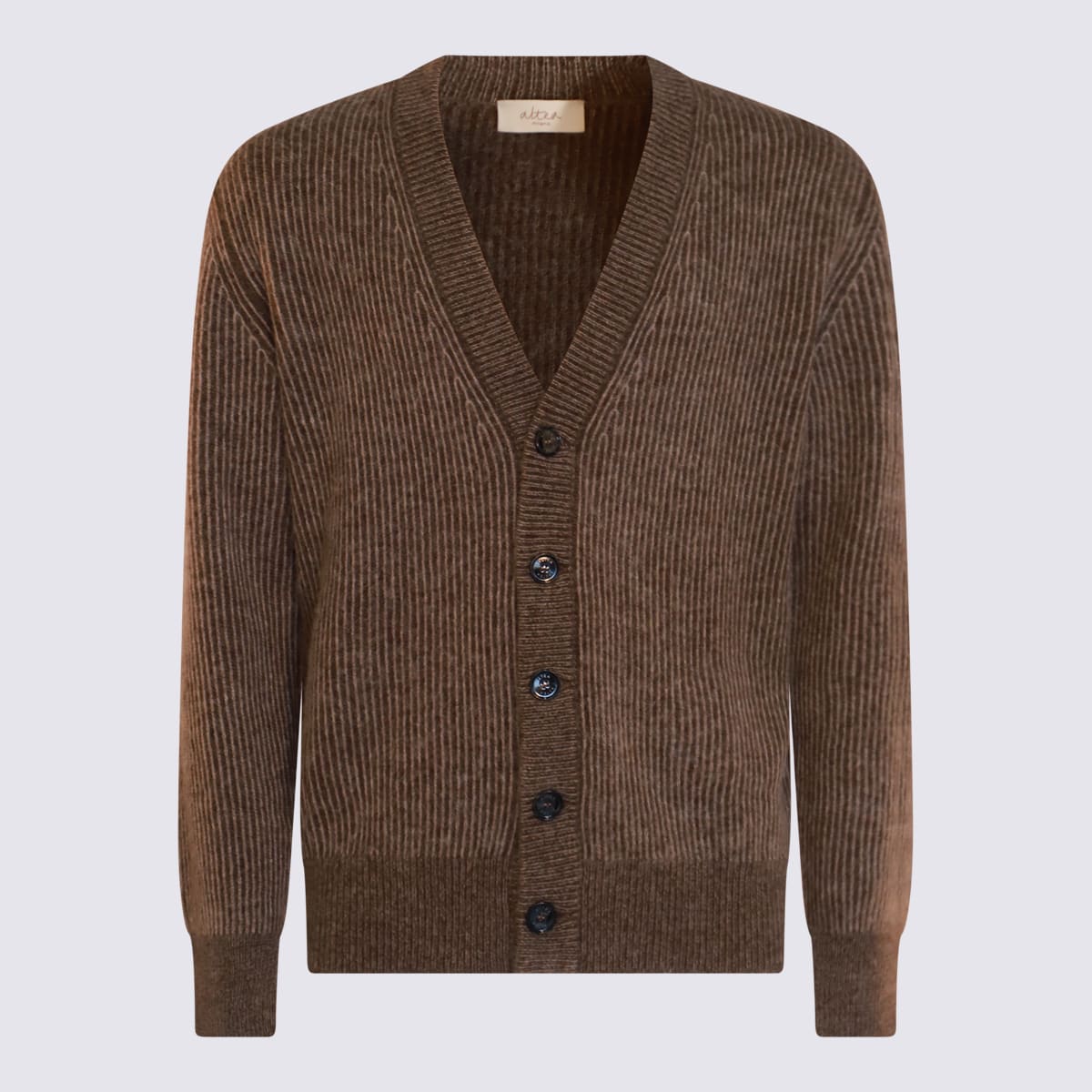 Brown Wool Knitwear