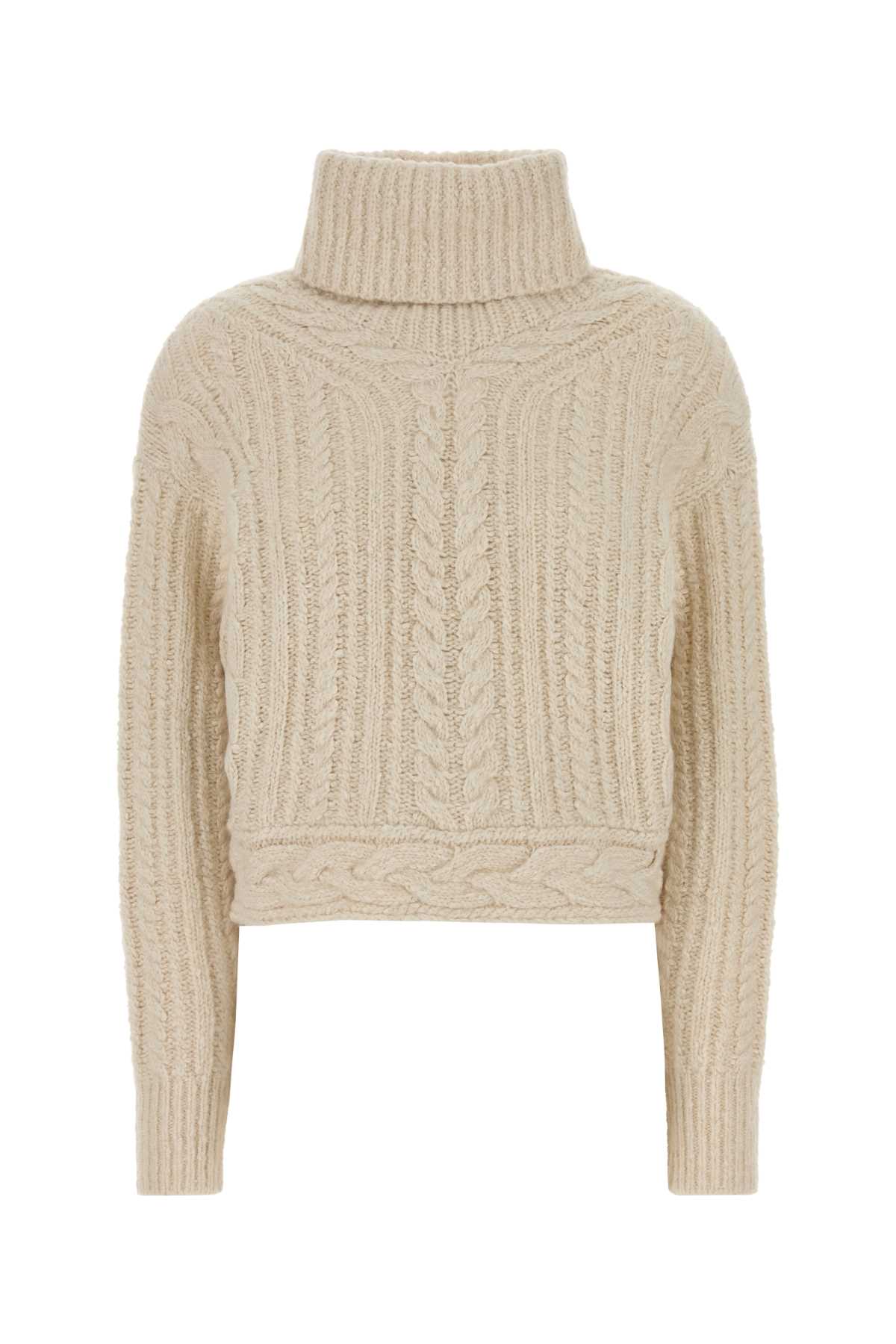 Isabel Marant Étoile Isabel Marant Etoile Ivory Cotton Blend Brenda Sweater In Neutral