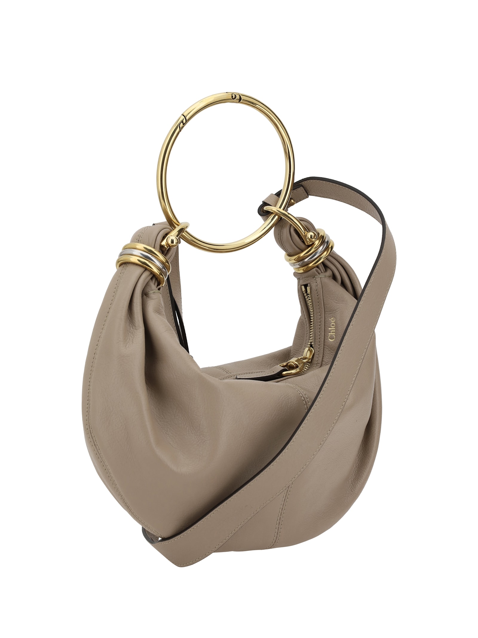 Chloé Bracelet Hobo Bag In Boyish Brown