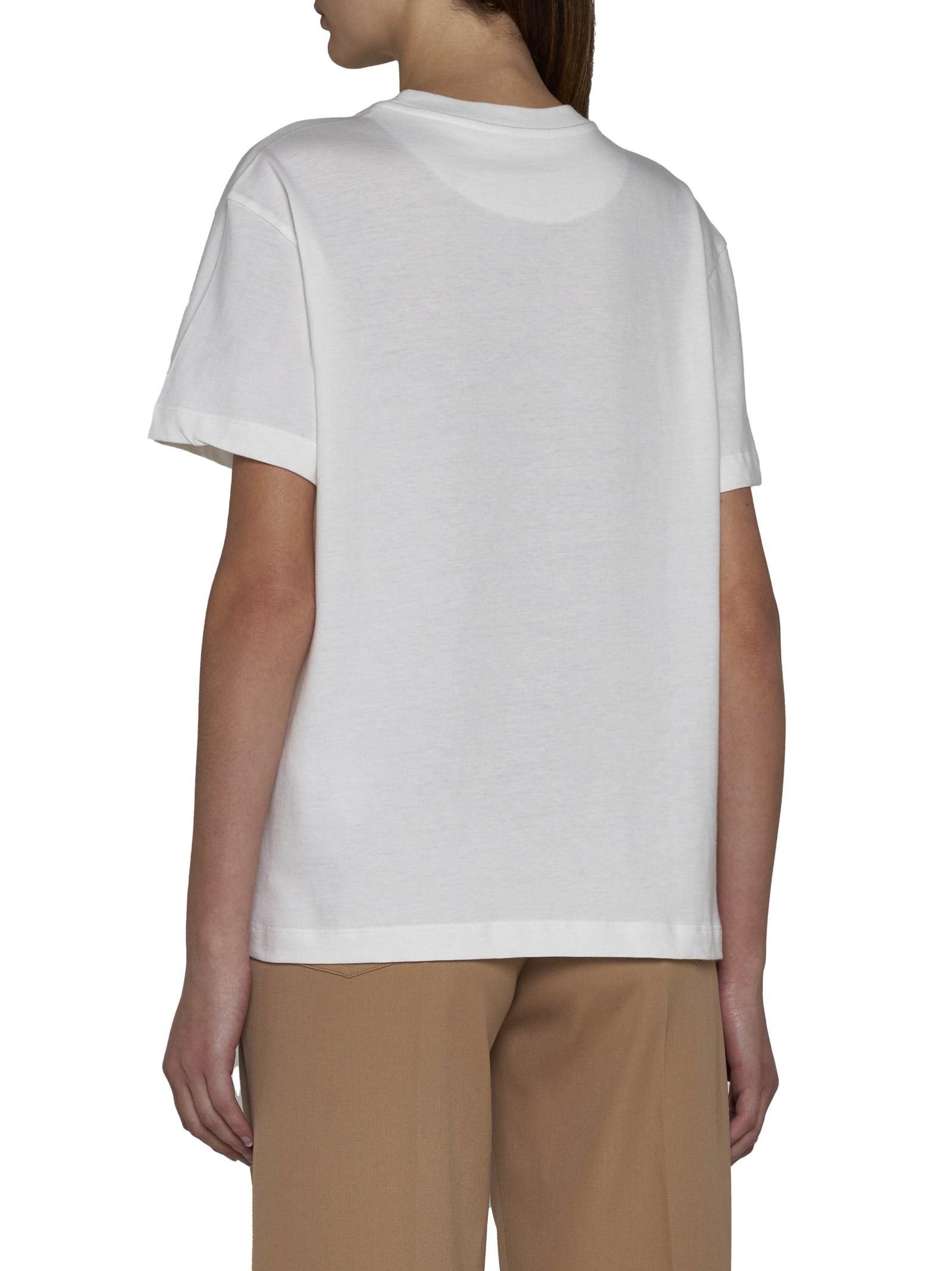 Shop Jil Sander T-shirt In White