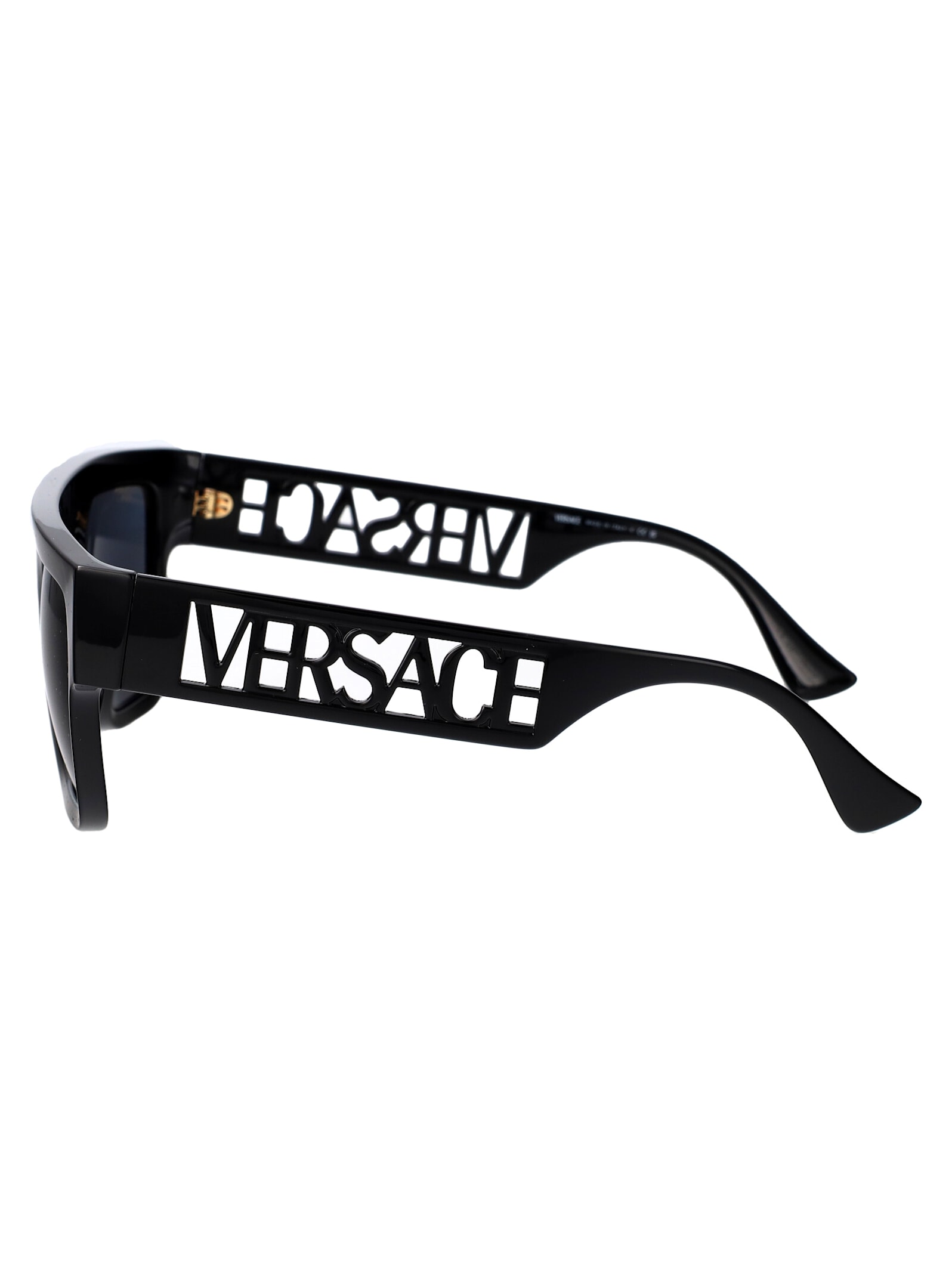 Shop Versace 0ve4430u Sunglasses In Gb1/87 Black