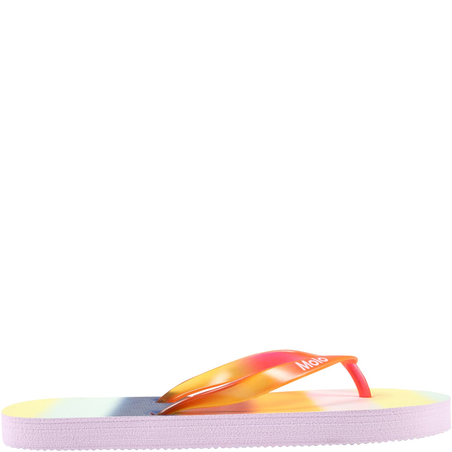 Molo Multicolor Sandals For Girl With White Logo