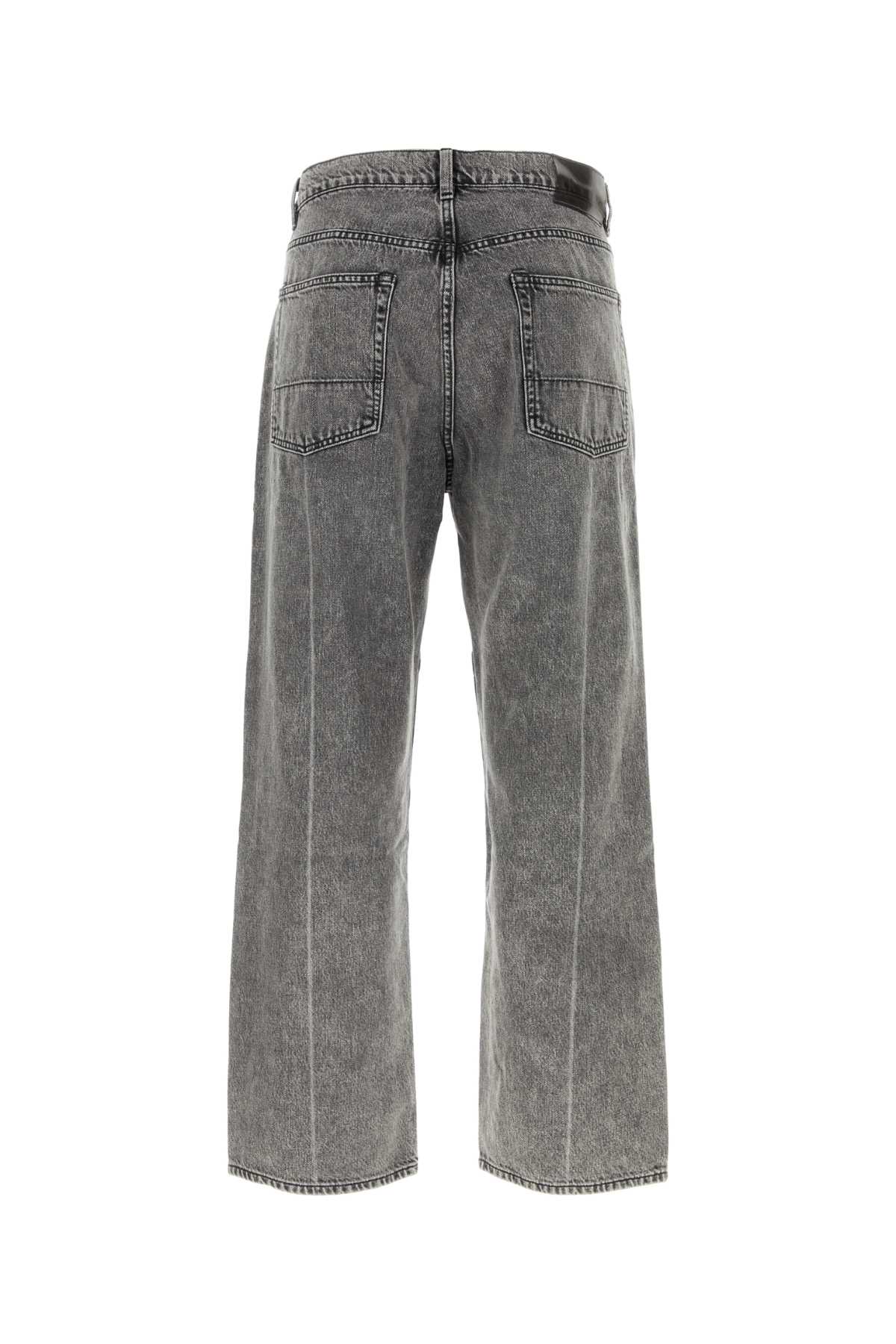 Shop Our Legacy Graphite Denim Jeans In Blackandgrey