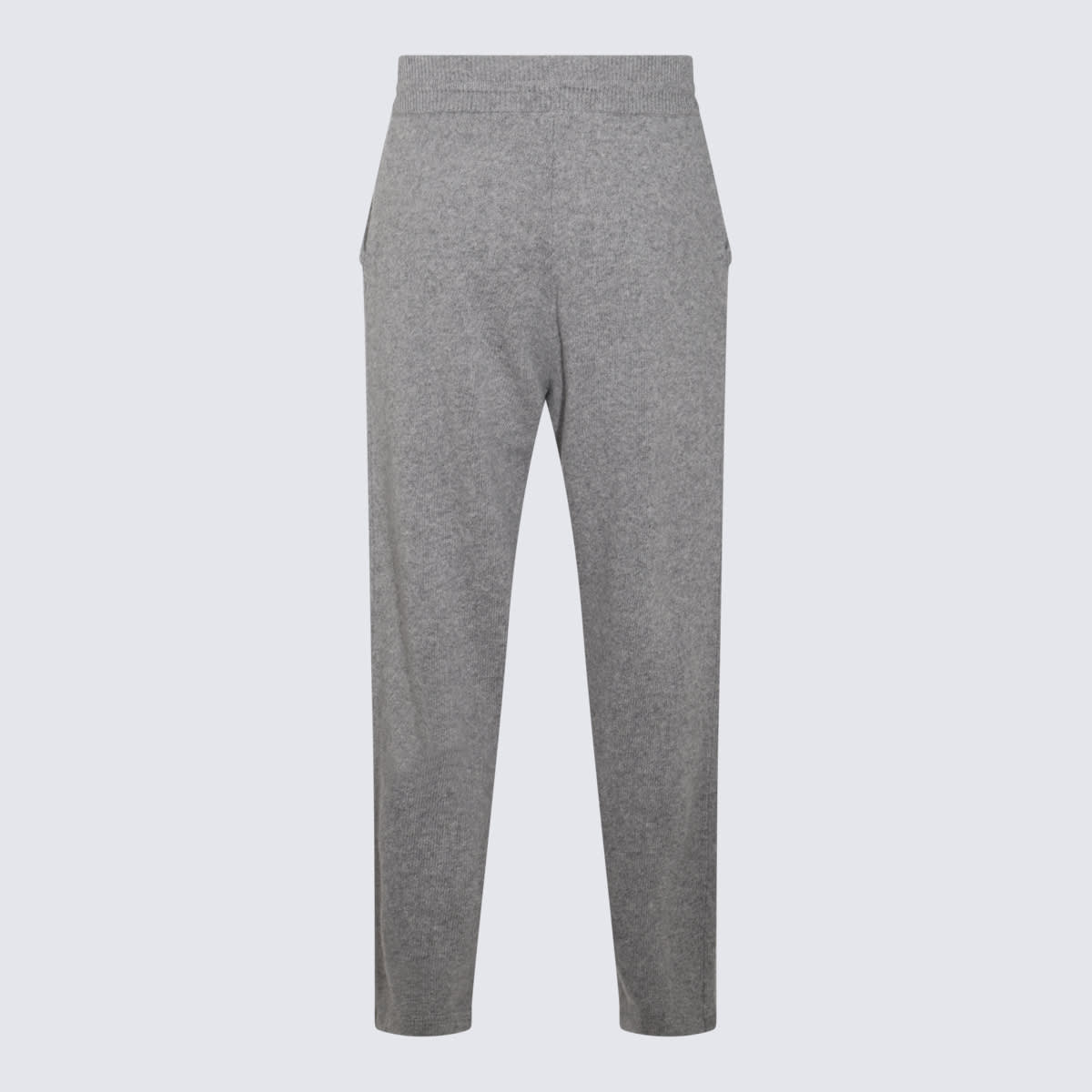 Shop Canali Grey Wool Knitwear Pants