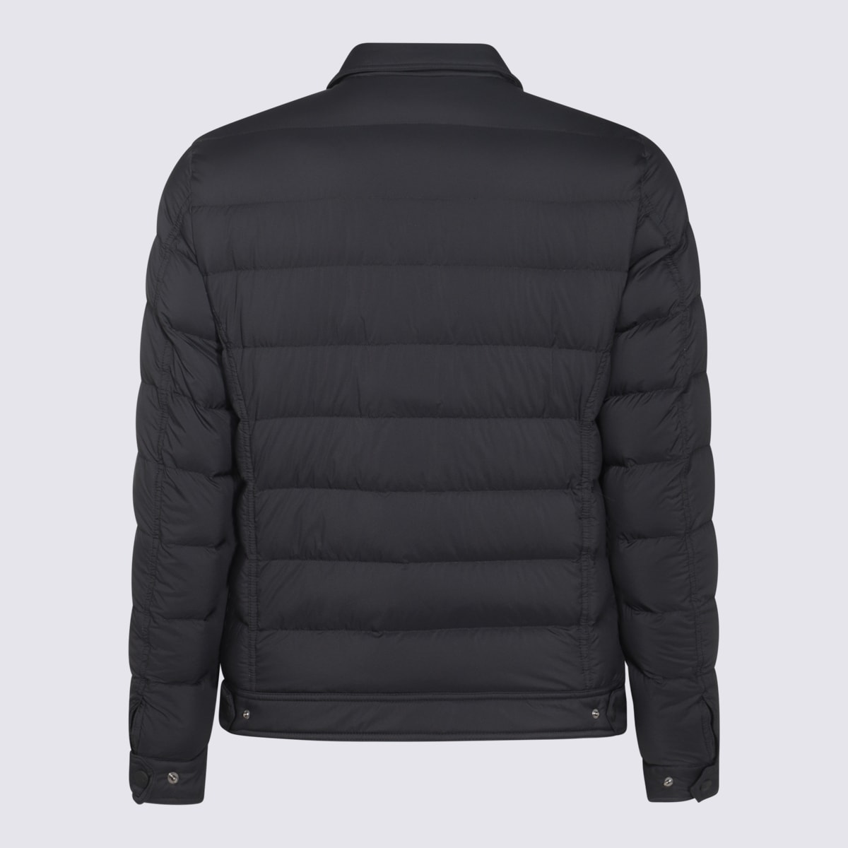 Shop Herno Black Down Jacket