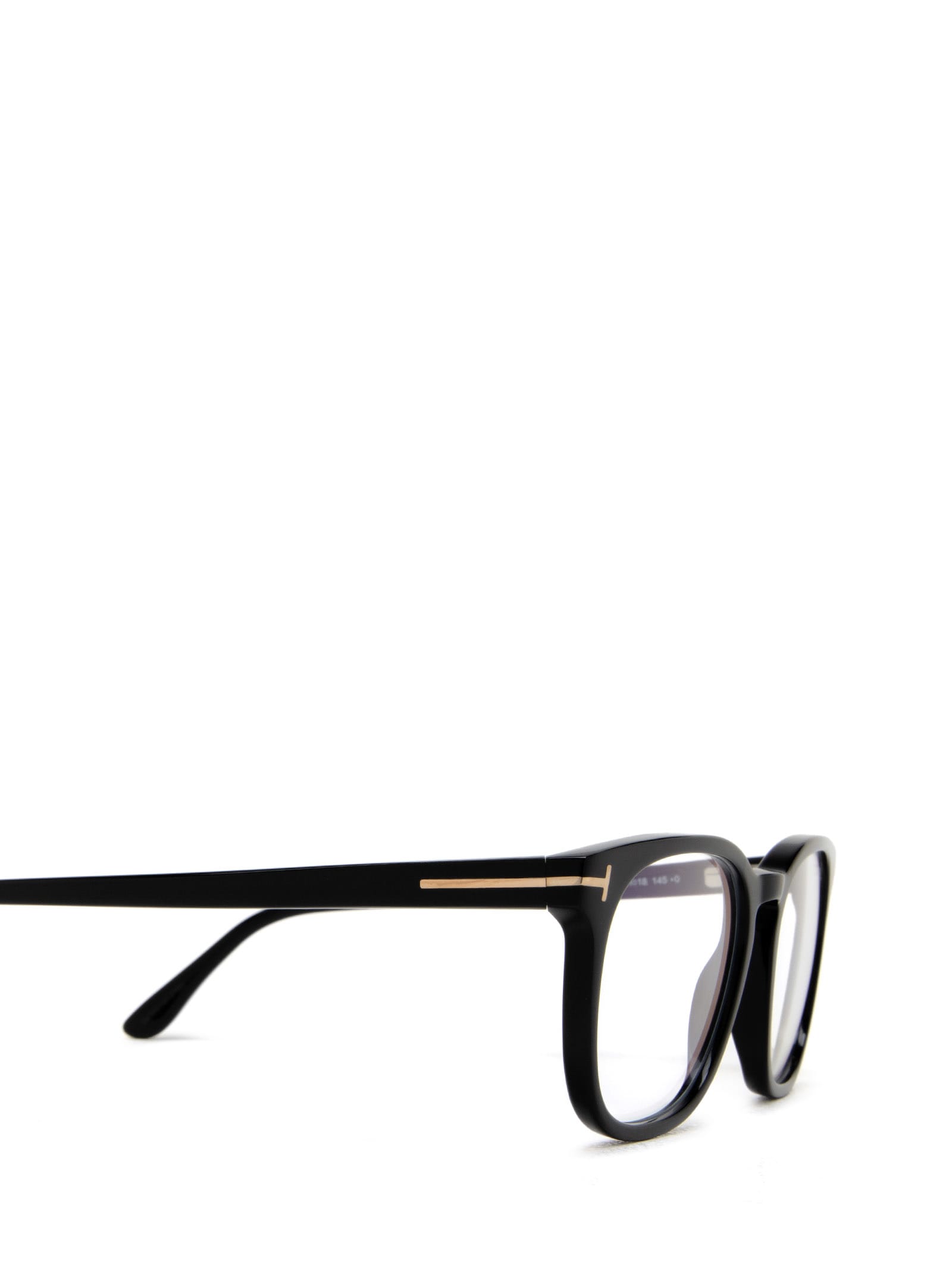 Shop Tom Ford Ft5868-b Shiny Black Glasses Glasses In 001 Nero Lucido