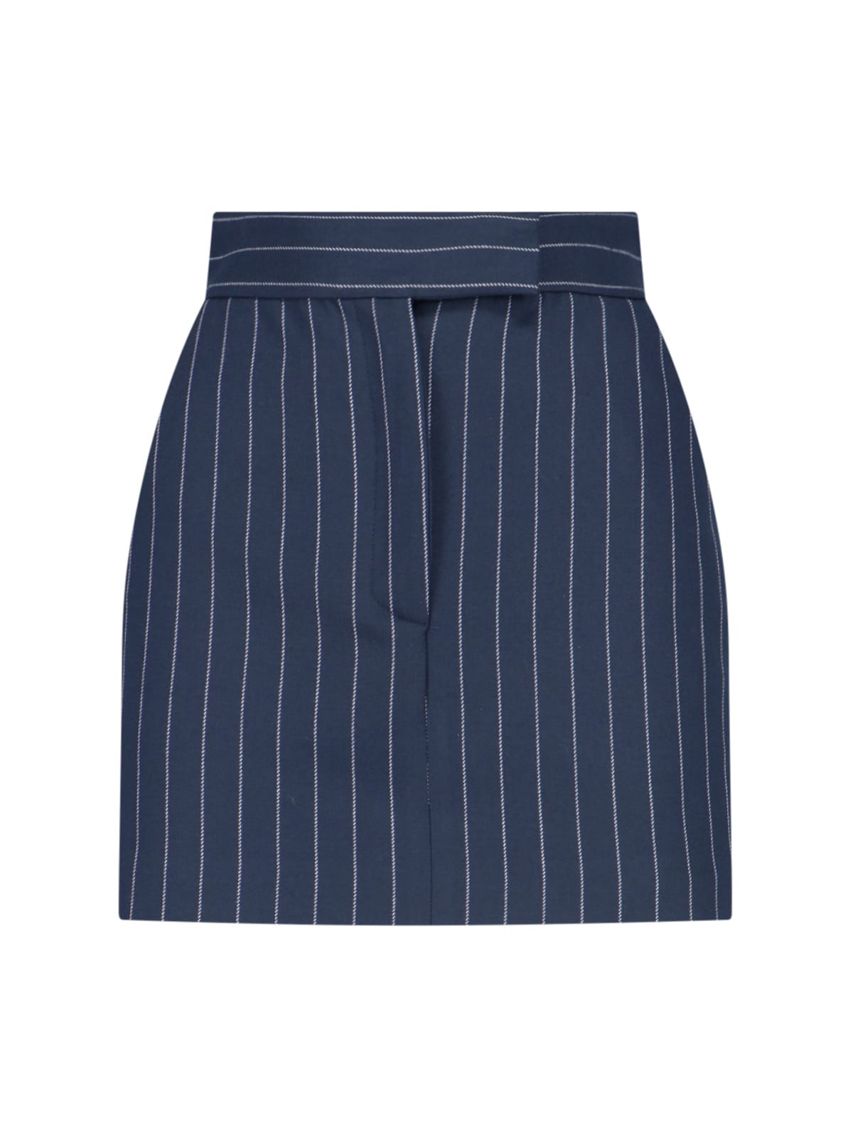 Pinstriped Mini Skirt