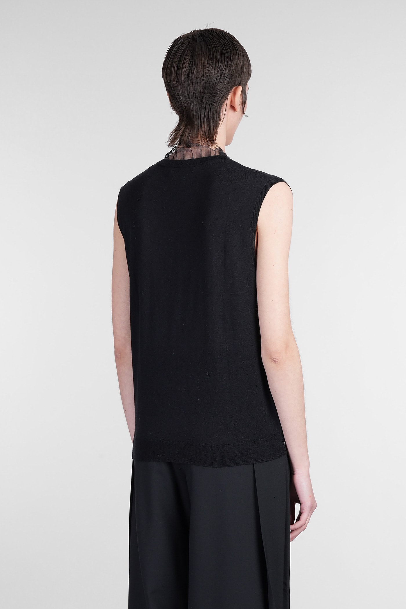 Iro Jayda Vest In Black Cotton